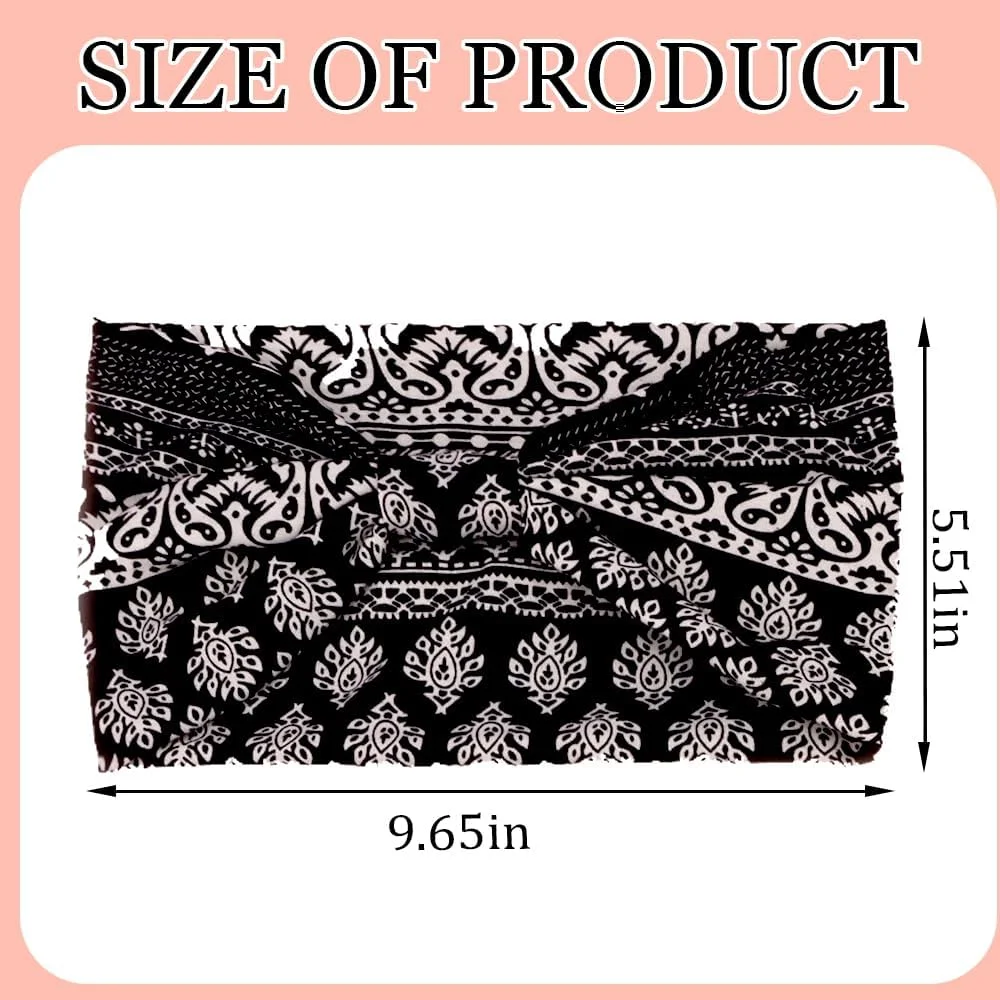 بسته 4 عددی هدبند پهن زنانه طرح بوهو با طرح های مختلف، مناسب ورزش، یوگا، دویدن و استفاده روزمره بسته 4 عددی هدبند پهن زنانه طرح بوهو با طرح های مختلف، مناسب ورزش، یوگا، دویدن و استفاده روزمره