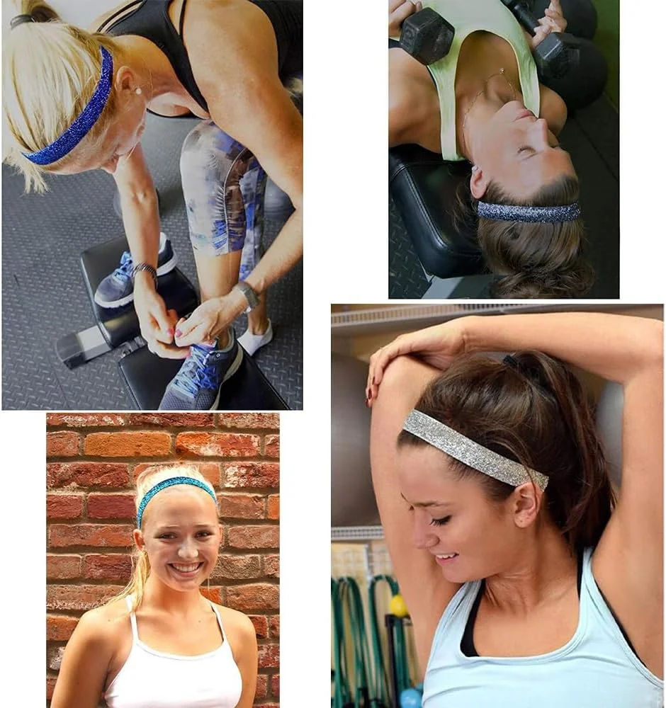 هدبند زنانه براق، قابل تنظیم، کشی، مناسب ورزش و تزیین مو هدبند زنانه براق، قابل تنظیم، کشی، مناسب ورزش و تزیین مو