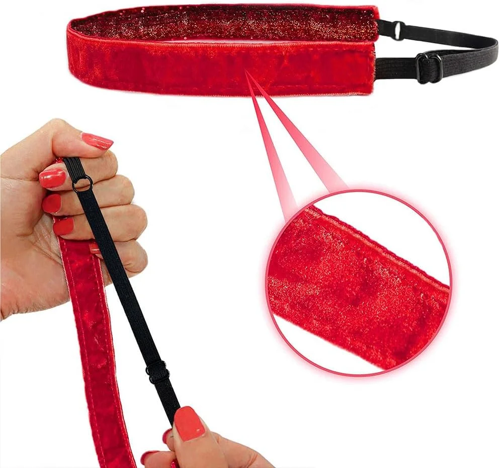 هدبند زنانه براق، قابل تنظیم، کشی، مناسب ورزش و تزیین مو هدبند زنانه براق، قابل تنظیم، کشی، مناسب ورزش و تزیین مو