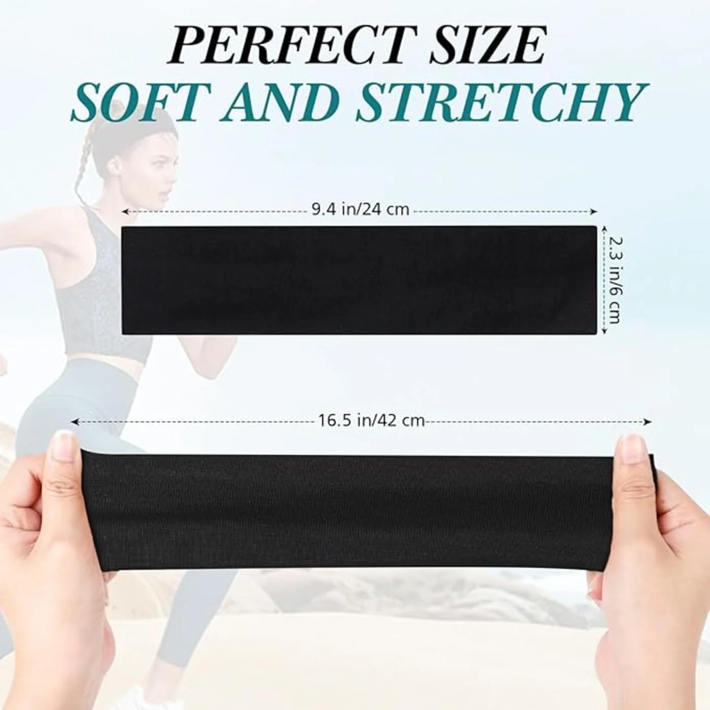 4 عدد هدبند کشی نرم نخی ورزشی، هدبندهای الاستیک برای مردان و زنان، هدبند نازک تابستانی برای یوگا، دویدن، دوچرخه سواری، اکسسوری موی فشن 4 عدد هدبند کشی نرم نخی ورزشی، هدبندهای الاستیک برای مردان و زنان، هدبند نازک تابستانی برای یوگا، دویدن، دوچرخه سواری، اکسسوری موی فشن