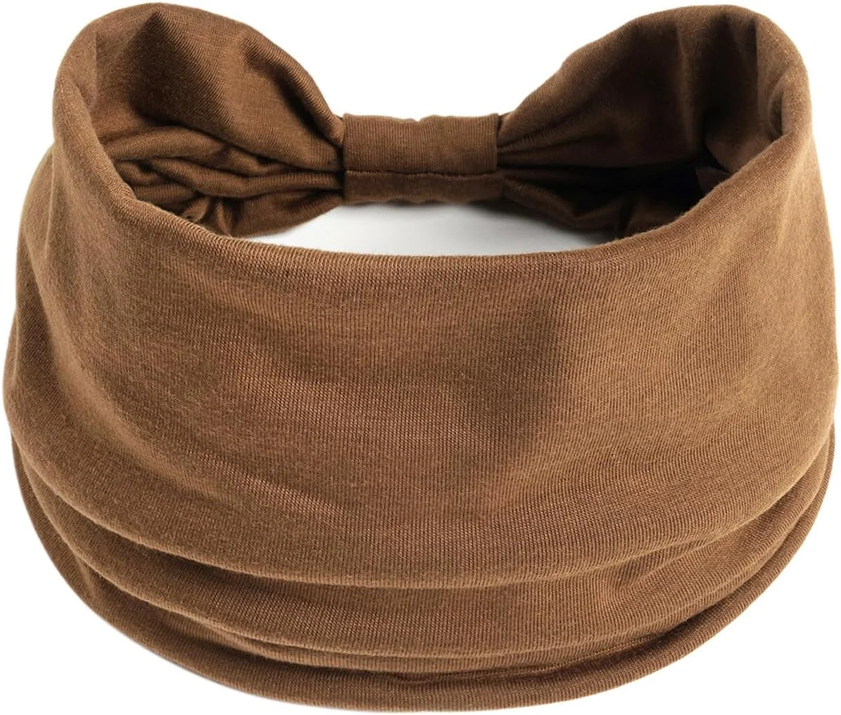 هدبند زنانه رنگ ثابت پهن کشی گره دار، کش موی الاستیک ضد لغزش، هدبند عرق گیر مناسب یوگا و تمرینات ورزشی هدبند زنانه رنگ ثابت پهن کشی گره دار، کش موی الاستیک ضد لغزش، هدبند عرق گیر مناسب یوگا و تمرینات ورزشی