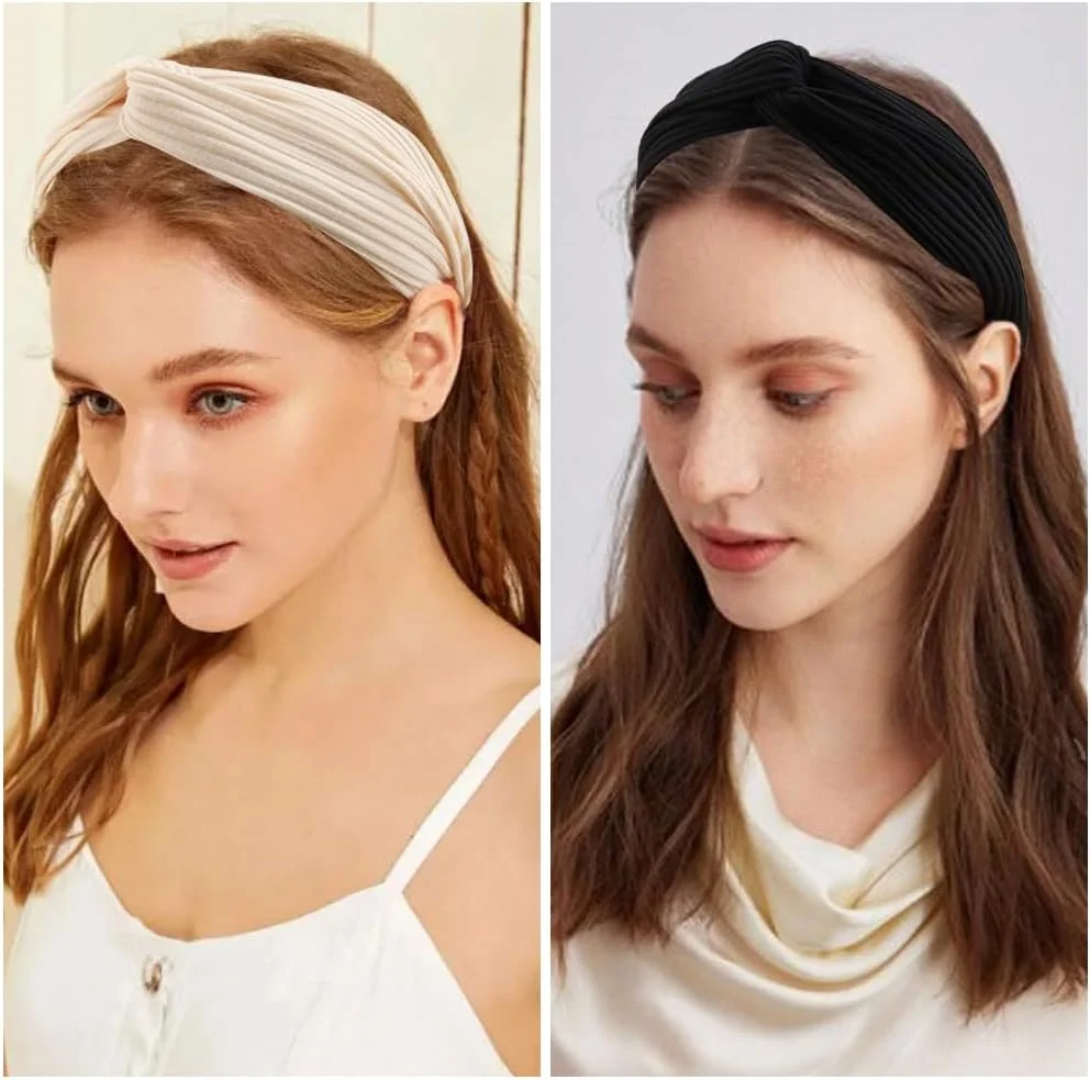 بسته 8 عددی هدبند زنانه، هدبند موی زنانه ضد لغزش، کش موی نرم گره دار پیچ خورده، مناسب ورزش یوگا، دویدن و سایر فعالیت های ورزشی، اکسسوری مو زنانه 05 بسته 8 عددی هدبند زنانه، هدبند موی زنانه ضد لغزش، کش موی نرم گره دار پیچ خورده، مناسب ورزش یوگا، دویدن و سایر فعالیت های ورزشی، اکسسوری مو زنانه 05