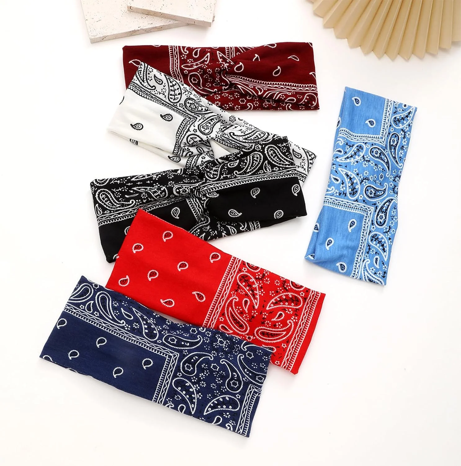 هدبند پهن زنانه، ضد لغزش، نرم و کشسان، مناسب یوگا، دویدن، ورزش و باشگاه