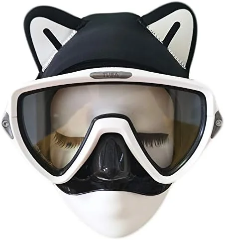 هدبند غواصی طرح گربه سیاه، کلاهک نئوپرن 2 میلی‌متری لباس غواصی برای زنان و جوانان، پوشش سر غواصی، کلاه غواصی، هدبند حرارتی موج‌سواری برای قایق‌رانی، غواصی سطحی، شنا، قایقرانی، ورزش‌های آبی