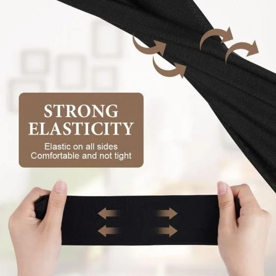 هدبند ورزشی AOLIKES، کش موی ضد لغزش، هدبند الاستیک ورزشی