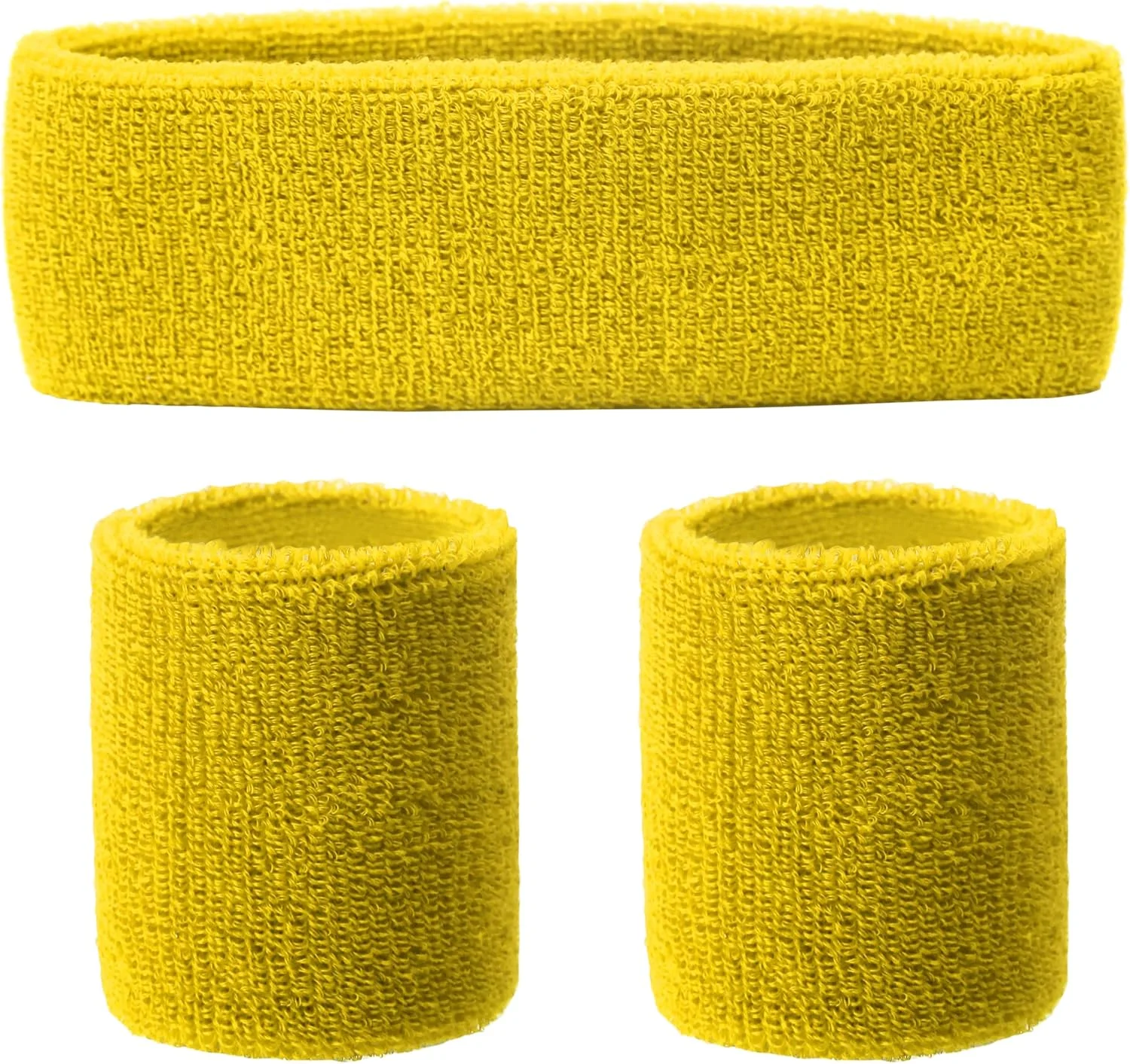 ست شامل ۲ مچ بند و ۱ هدبند، جذب کننده رطوبت و مناسب فعالیت های ورزشی