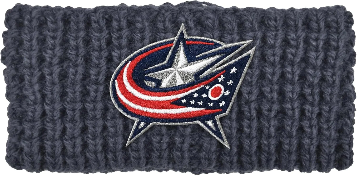 هدبند بافتنی ضخیم Littlearth NHL Columbus Blue Jackets هدبند بافتنی ضخیم Littlearth NHL Columbus Blue Jackets