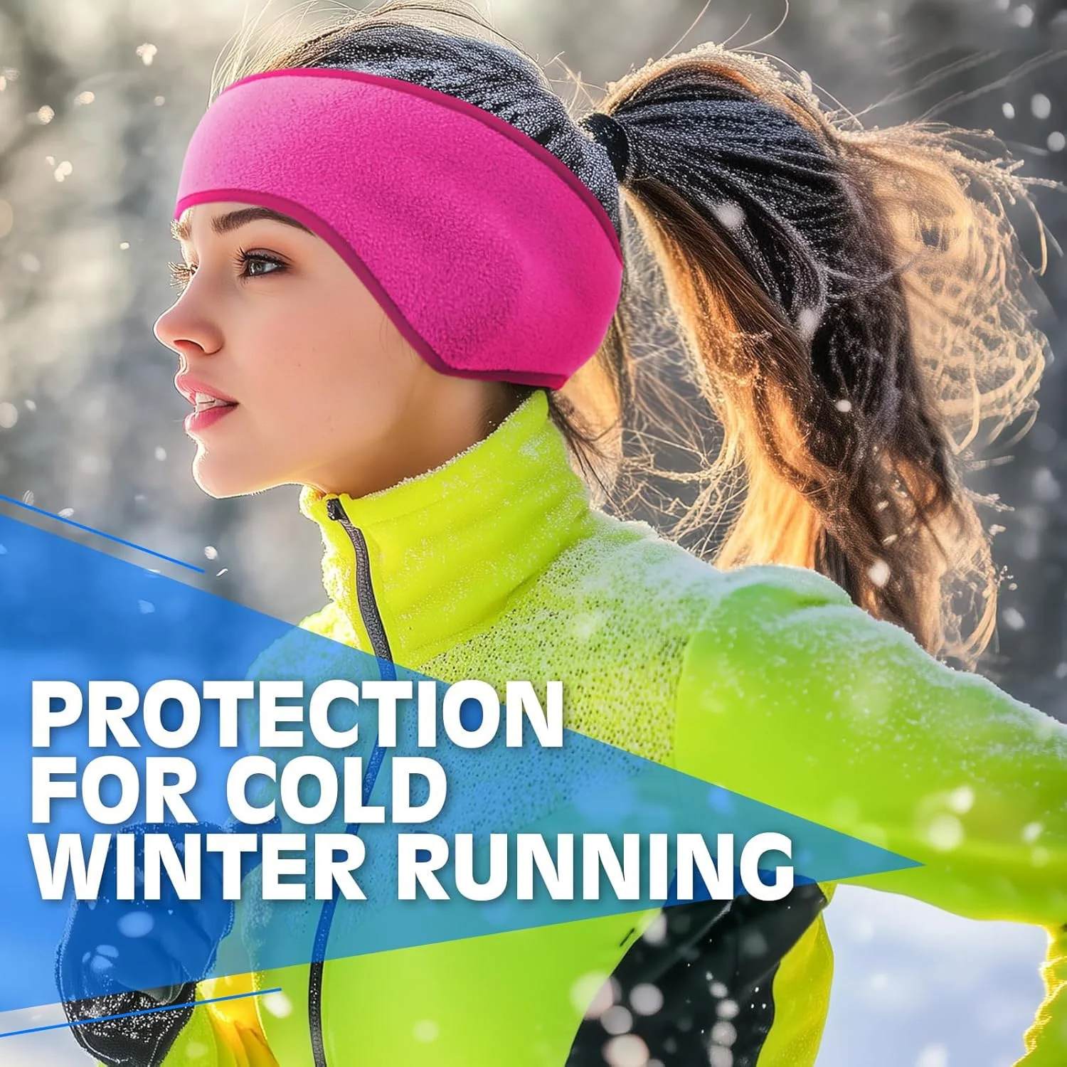 هدبند گرم کننده گوش زمستانی KASTWAVE، بسته 2 عددی هدبند پشمی، پوشش گرم گوش مردانه و زنانه برای دویدن، پیاده روی، اسکی، دوچرخه سواری، مناسب برای تمام اعضای خانواده، مشکی، صورتی هدبند گرم کننده گوش زمستانی KASTWAVE، بسته 2 عددی هدبند پشمی، پوشش گرم گوش مردانه و زنانه برای دویدن، پیاده روی، اسکی، دوچرخه سواری، مناسب برای تمام اعضای خانواده، مشکی، صورتی