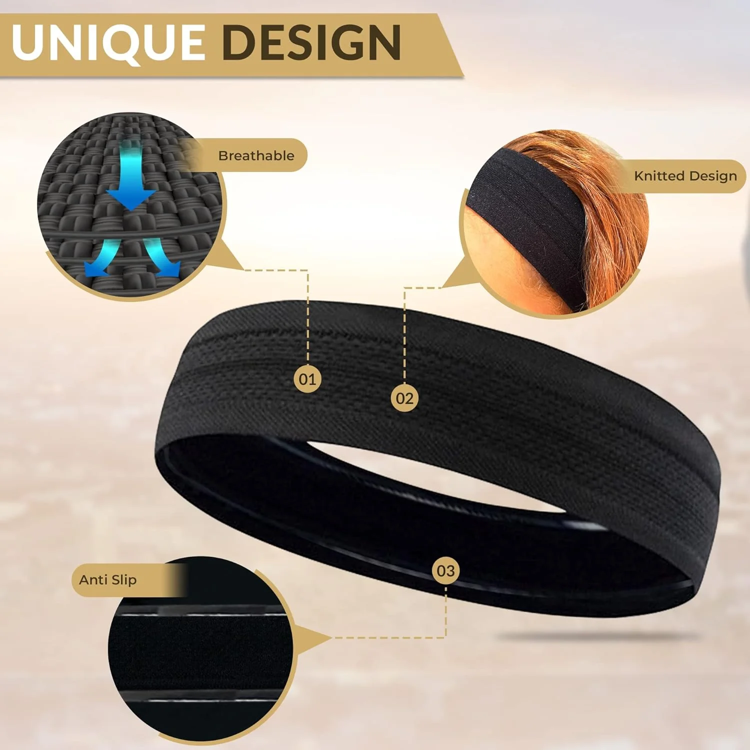 هدبند مشکی KASTWAVE، بسته 2 عددی هدبند زنانه ورزشی، هدبند ورزشی کشی، هدبند نخی مناسب دویدن، هدبند ضد لغزش عرق گیر، هدبند مناسب آرایش، یوگا و دوچرخه سواری هدبند مشکی KASTWAVE، بسته 2 عددی هدبند زنانه ورزشی، هدبند ورزشی کشی، هدبند نخی مناسب دویدن، هدبند ضد لغزش عرق گیر، هدبند مناسب آرایش، یوگا و دوچرخه سواری