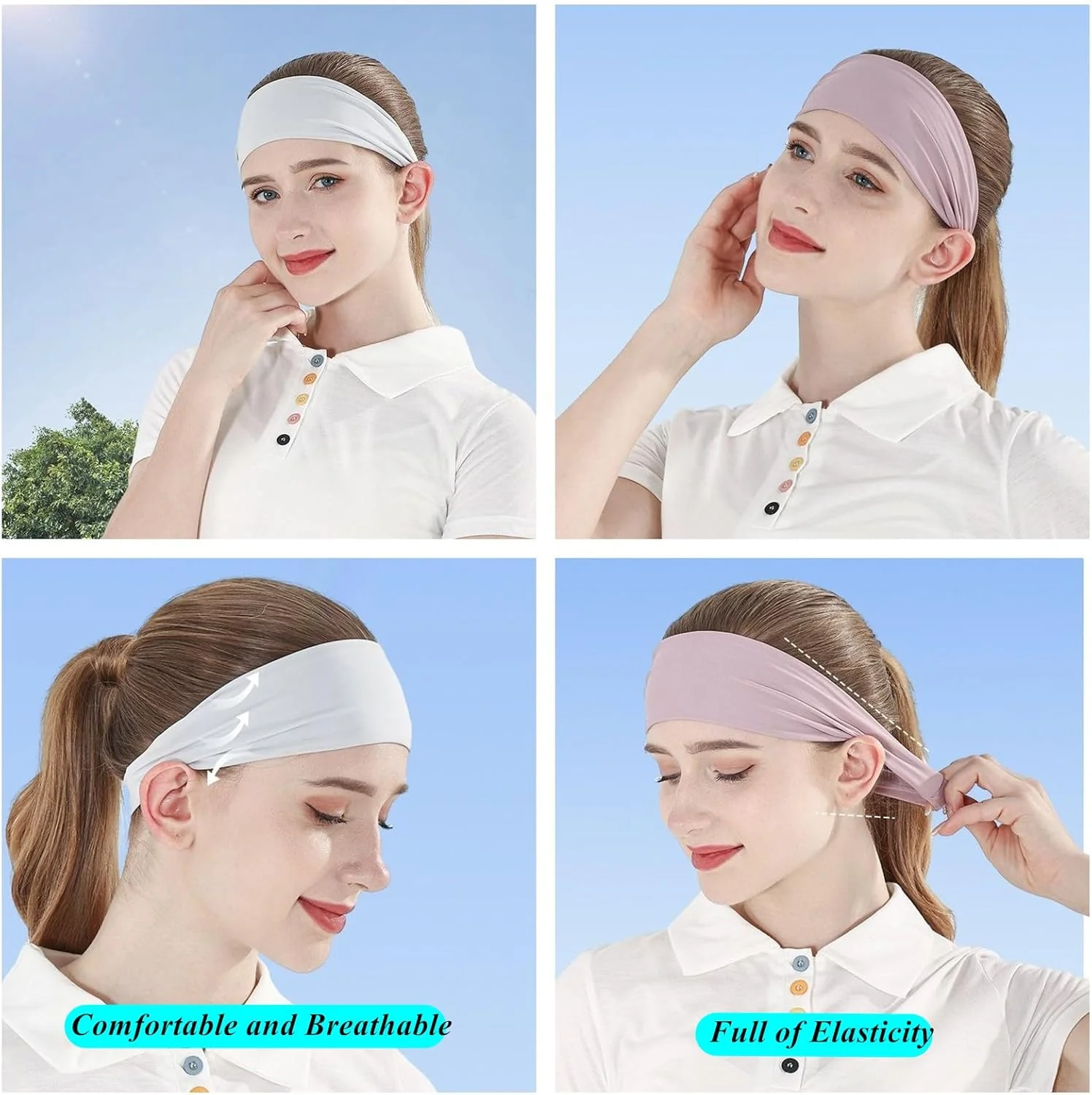 هدبند ورزشی نَشریو 4 عددی مناسب آقایان و بانوان، هدبند تمرینی، جذب کننده رطوبت و عرق برای دویدن، یوگا، فیتنس، پیاده روی، بیسبال و غیره. هدبند ورزشی نَشریو 4 عددی مناسب آقایان و بانوان، هدبند تمرینی، جذب کننده رطوبت و عرق برای دویدن، یوگا، فیتنس، پیاده روی، بیسبال و غیره.