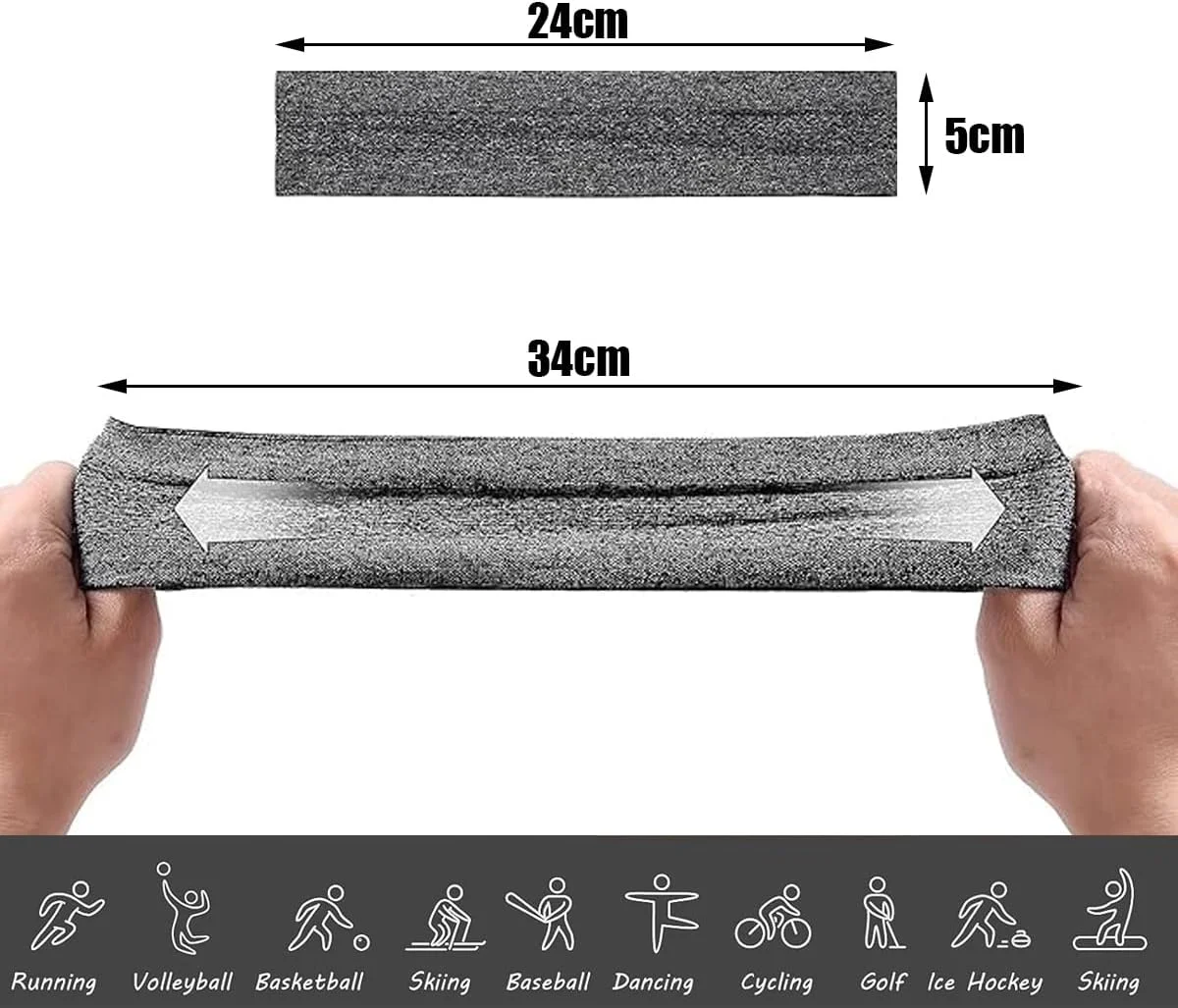 اوهوانیی 5 عدد هدبند ورزشی نرم و کشسان یوگا، مناسب برای یوگا روزانه، تمرین، دویدن، دوچرخه سواری، پیلاتس، مناسب برای زنان، دختران و پسران اوهوانیی 5 عدد هدبند ورزشی نرم و کشسان یوگا، مناسب برای یوگا روزانه، تمرین، دویدن، دوچرخه سواری، پیلاتس، مناسب برای زنان، دختران و پسران