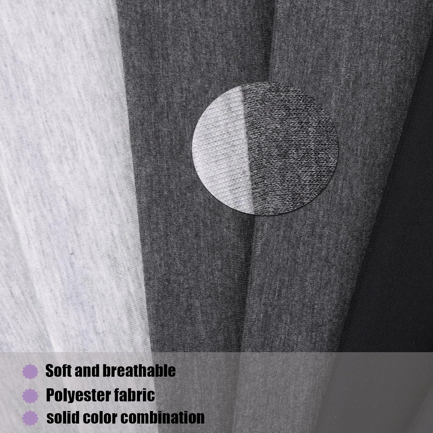 هدبند زنانه، عرض 10 سانتی متر، بسته 6 عددی کشسان، لوازم جانبی مو برای تمرین یوگا ضد لغزش، هدبند زنانه برای استفاده روزمره، مشکی، سفید، خاکستری هدبند زنانه، عرض 10 سانتی متر، بسته 6 عددی کشسان، لوازم جانبی مو برای تمرین یوگا ضد لغزش، هدبند زنانه برای استفاده روزمره، مشکی، سفید، خاکستری