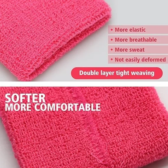 ست ۳ عددی هدبند و مچ بند ورزشی مردانه و زنانه ZELLYA، کشی، تنفسی، ضد لغزش، محافظ مچ دست، راحت و ضد عرق (صورتی) ست ۳ عددی هدبند و مچ بند ورزشی مردانه و زنانه ZELLYA، کشی، تنفسی، ضد لغزش، محافظ مچ دست، راحت و ضد عرق (صورتی)