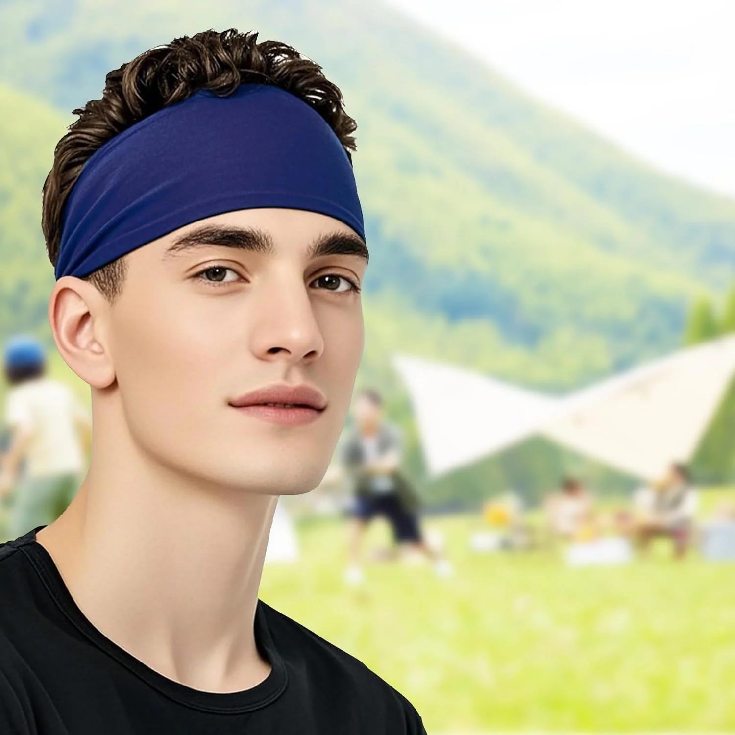 هدبند مردانه و زنانه - هدبند کشی عرق گیر برای دویدن، باشگاه و ورزش | هدبند ورزشی، هدبند موی ضخیم هدبند مردانه و زنانه - هدبند کشی عرق گیر برای دویدن، باشگاه و ورزش | هدبند ورزشی، هدبند موی ضخیم