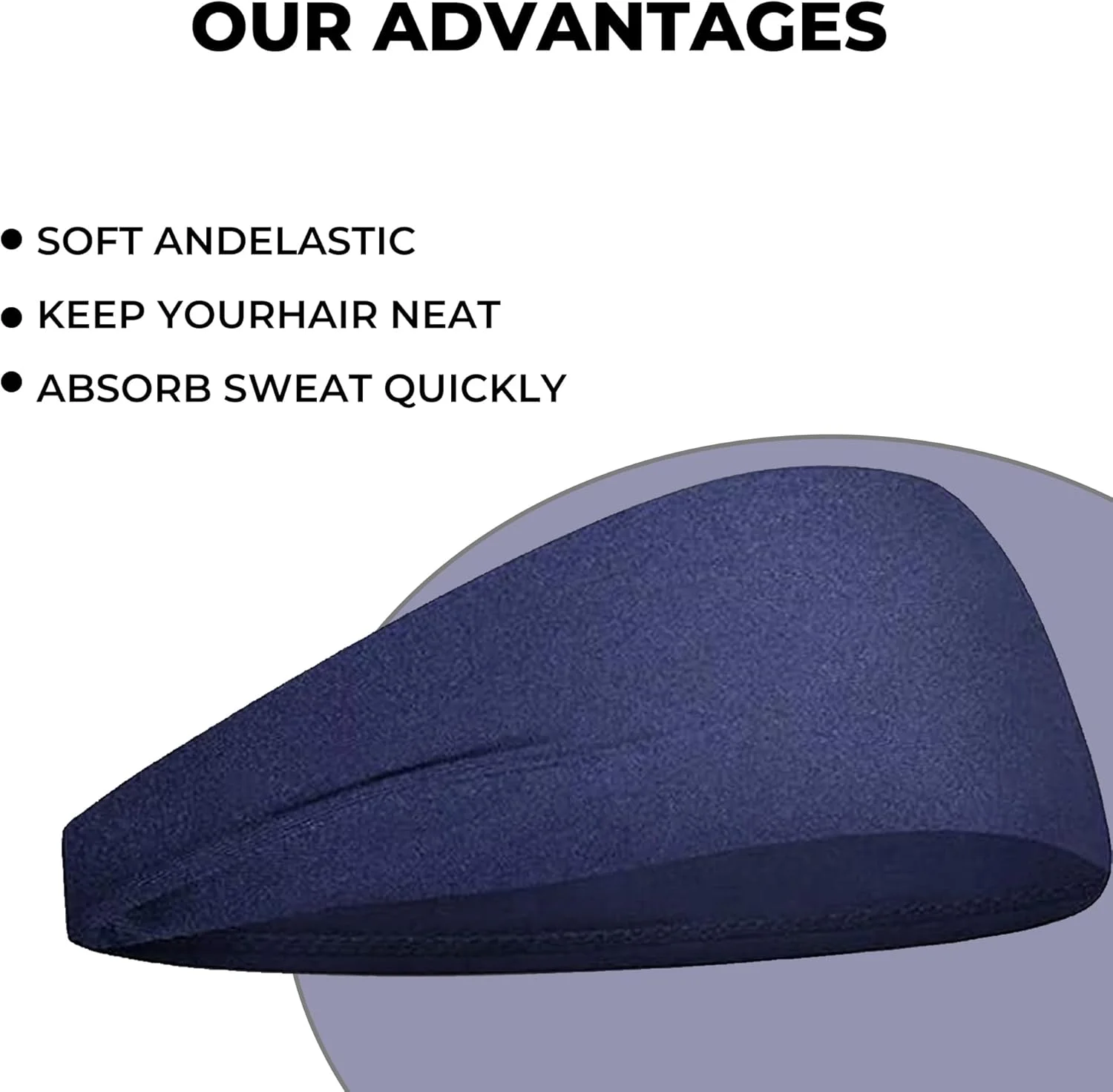 هدبند مردانه و زنانه - هدبند کشی عرق گیر برای دویدن، باشگاه و ورزش | هدبند ورزشی، هدبند موی ضخیم هدبند مردانه و زنانه - هدبند کشی عرق گیر برای دویدن، باشگاه و ورزش | هدبند ورزشی، هدبند موی ضخیم