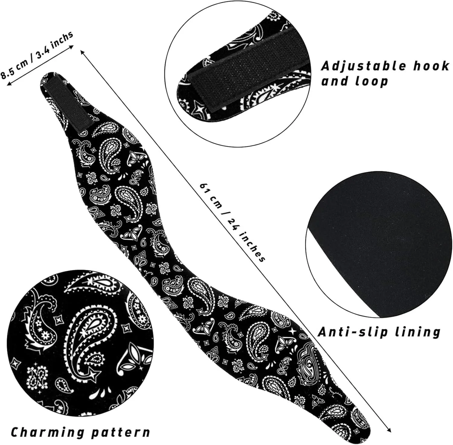 هدبند شنا THE WHITE SHOP، بسته 4 عددی، هدبند گوش شنا قابل تنظیم، محافظت از گوش در برابر آب، مناسب برای کودکان و بزرگسالان، موج سواری، حمام و قایقرانی هدبند شنا THE WHITE SHOP، بسته 4 عددی، هدبند گوش شنا قابل تنظیم، محافظت از گوش در برابر آب، مناسب برای کودکان و بزرگسالان، موج سواری، حمام و قایقرانی