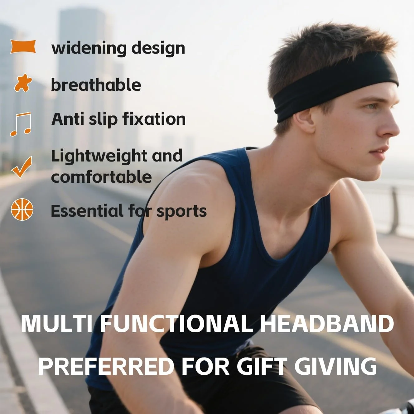 هدبند ورزشی مردانه ViBon، هدبند مخصوص دویدن، جذب کننده عرق و ضد تعریق، مناسب برای دویدن، فیتنس، بسکتبال، دوچرخه سواری (6 عدد) هدبند ورزشی مردانه ViBon، هدبند مخصوص دویدن، جذب کننده عرق و ضد تعریق، مناسب برای دویدن، فیتنس، بسکتبال، دوچرخه سواری (6 عدد)