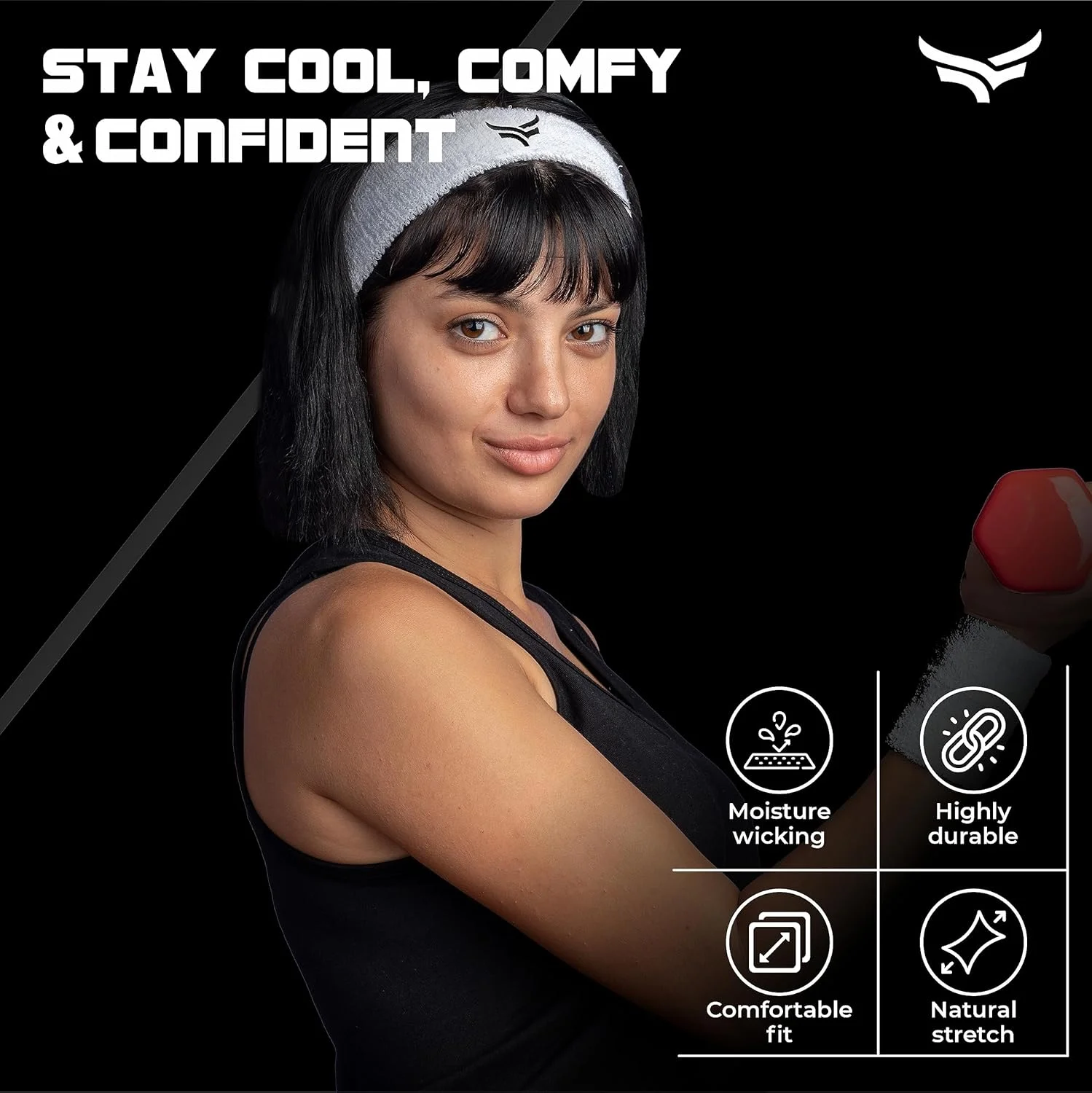 هدبند یونی‌سکس Xtrim، هدبند مردانه، هدبند زنانه، کش مو، دارای قابلیت جذب رطوبت، فیت راحت، کشش طبیعی، پارچه تنفسی، بسیار الاستیک