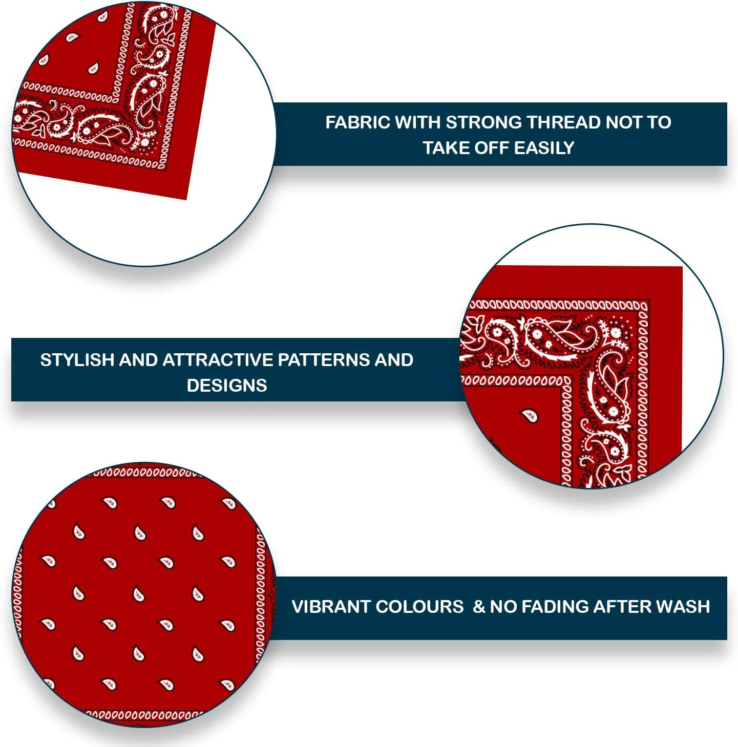 دستمال سر نخی یونیسکس WedDecor، هدبند پهن، سبک و قابل تنفس، اکسسوری مد روز برای سوارکاری، پیادهروی، ماهیگیری، دوچرخهسواری و فعالیتهای خارج از منزل دستمال سر نخی یونیسکس WedDecor، هدبند پهن، سبک و قابل تنفس، اکسسوری مد روز برای سوارکاری، پیادهروی، ماهیگیری، دوچرخهسواری و فعالیتهای خارج از منزل