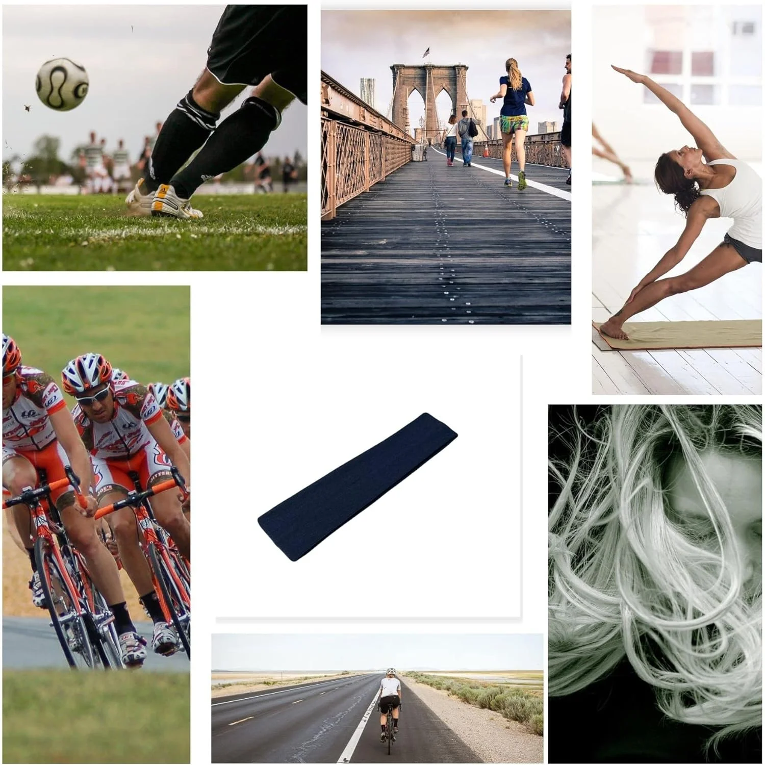 هدبند پهن 5 سانتی متری وست اند چویس، کشی ساده، مناسب یونیسکس، نرم و مناسب ورزش، یوگا و استفاده روزمره (سرمه ای) هدبند پهن 5 سانتی متری وست اند چویس، کشی ساده، مناسب یونیسکس، نرم و مناسب ورزش، یوگا و استفاده روزمره (سرمه ای)