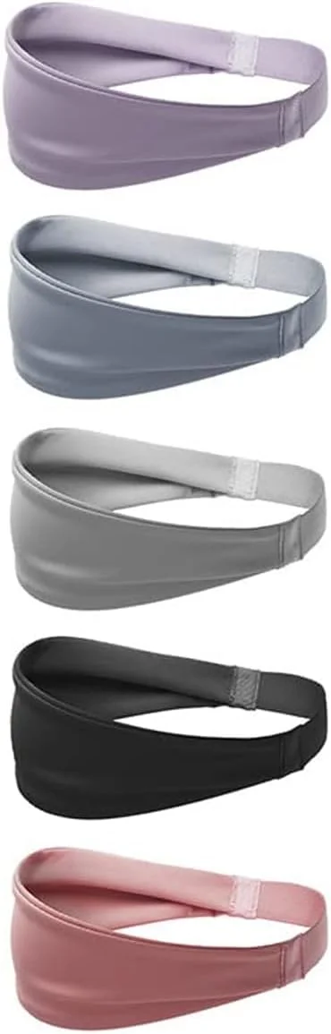 هدبندهای نرم و کشسان زنانه - هدبندهای ورزشی جاذب ایده آل برای یوگا، تمرینات و استفاده روزمره