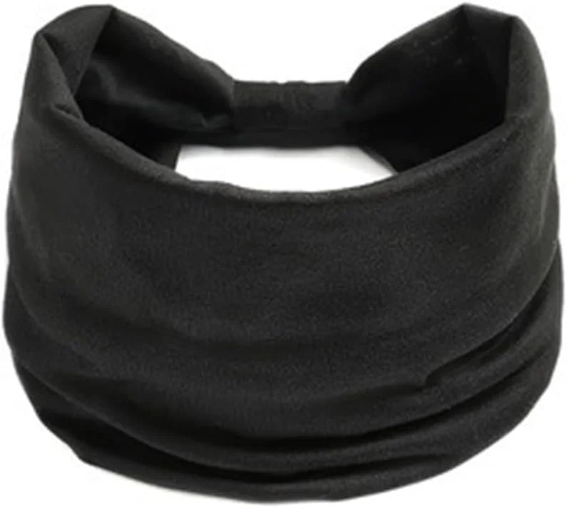 هدبند ورزشی مقیاس پذیر، هدبند پهن مد روز، هدبند نرم برای زنان و مردان، لوازم جانبی موی الاستیک برای تمرینات غیررسمی