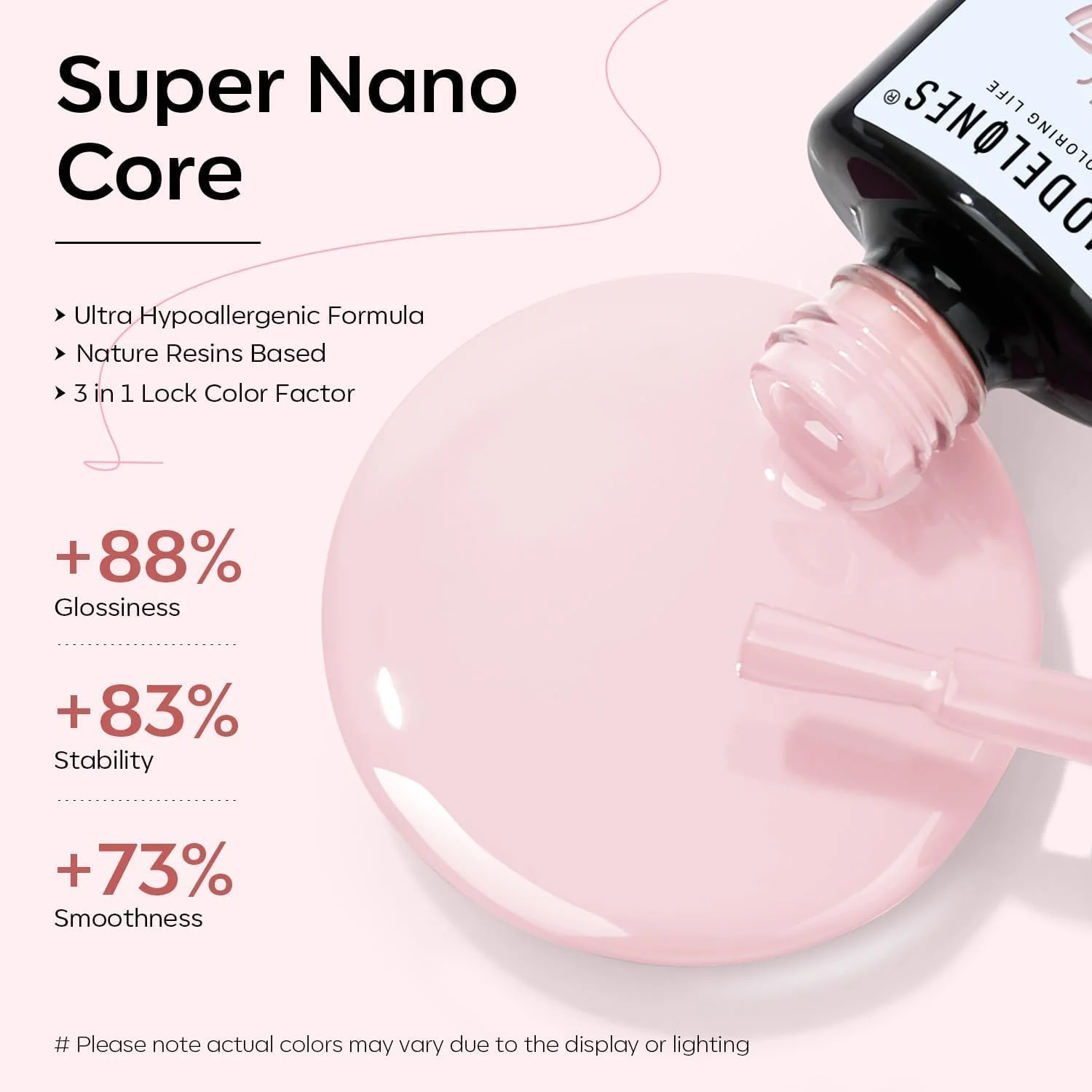 لاک ژل ناخن صورتی مدلونز، 15 میل، لاک ژل صورتی ملایم، طراحی ناخن بهاری، مناسب برای استفاده در سالن و منزل، هدیه برای خانم ها لاک ژل ناخن صورتی مدلونز، 15 میل، لاک ژل صورتی ملایم، طراحی ناخن بهاری، مناسب برای استفاده در سالن و منزل، هدیه برای خانم ها