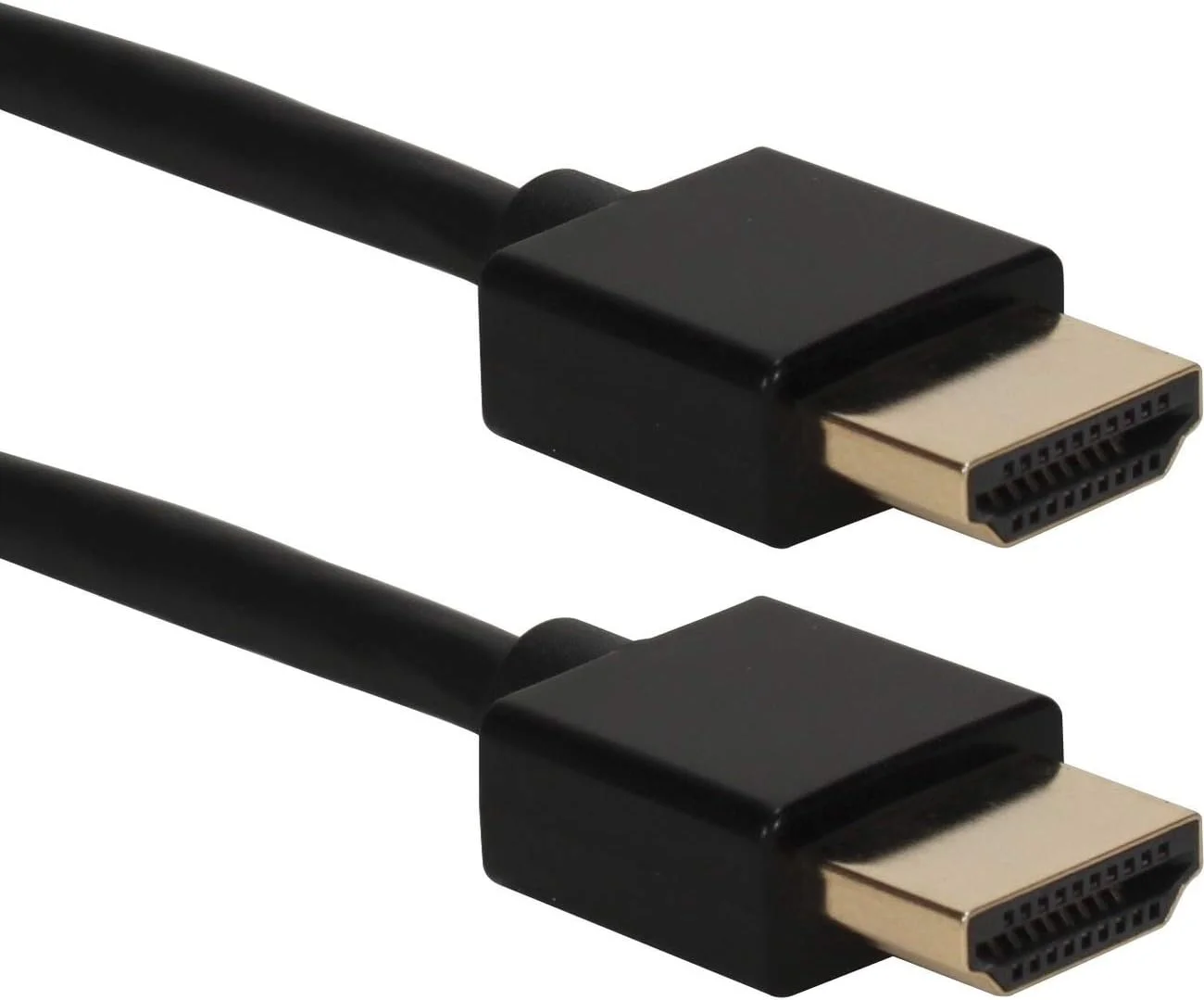 کابل محافظ دار صوتی/تصویری/شبکه QVS HDT-10F، HDMI، مشکی