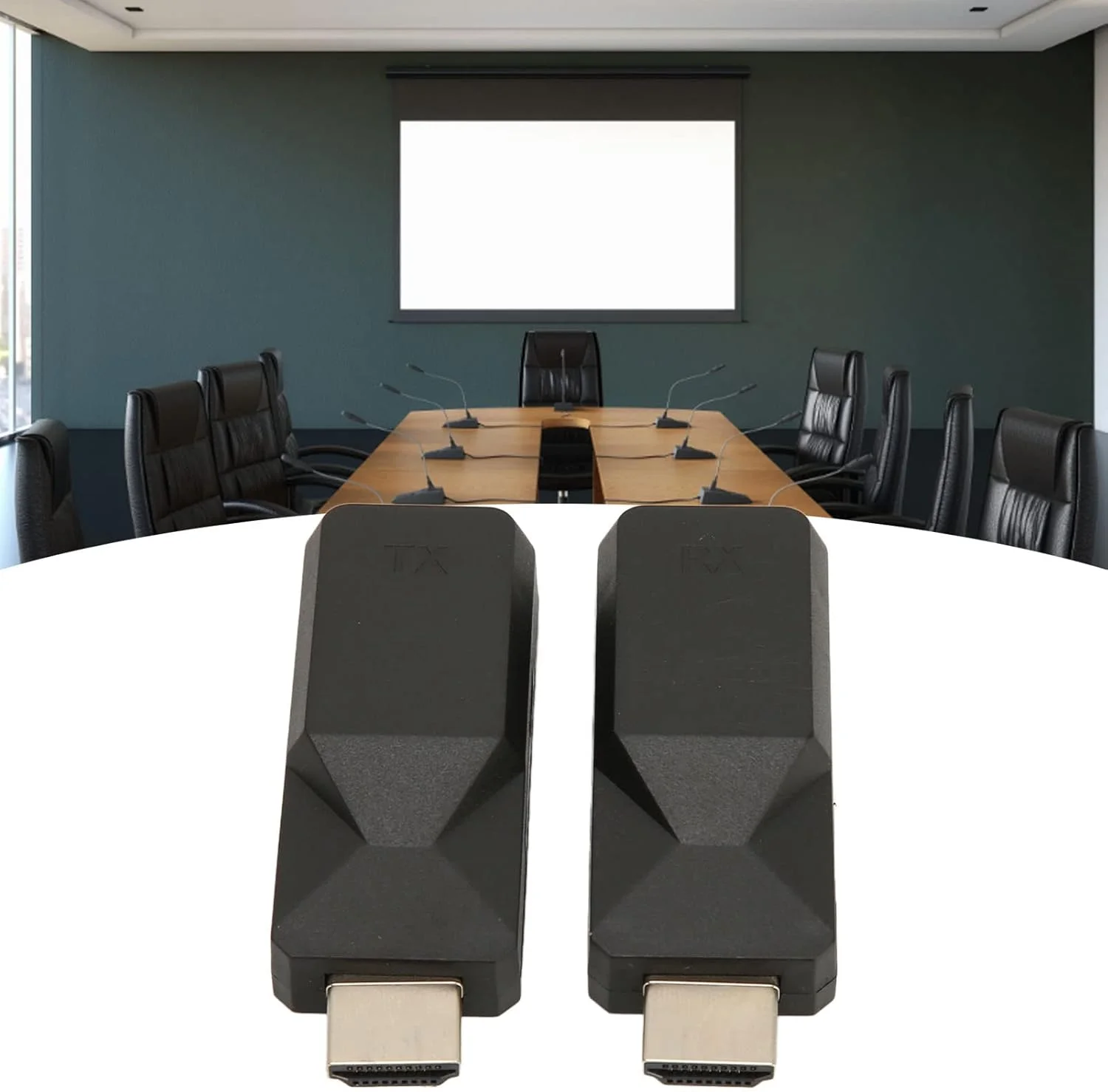 اکستندر کابل رابط چند رسانه ای با کیفیت بالا به RJ45 مدل RvSky - انتقال شبکه HD را تا برد 60 متر برای کیفیت واضح صدا و تصویر افزایش دهید