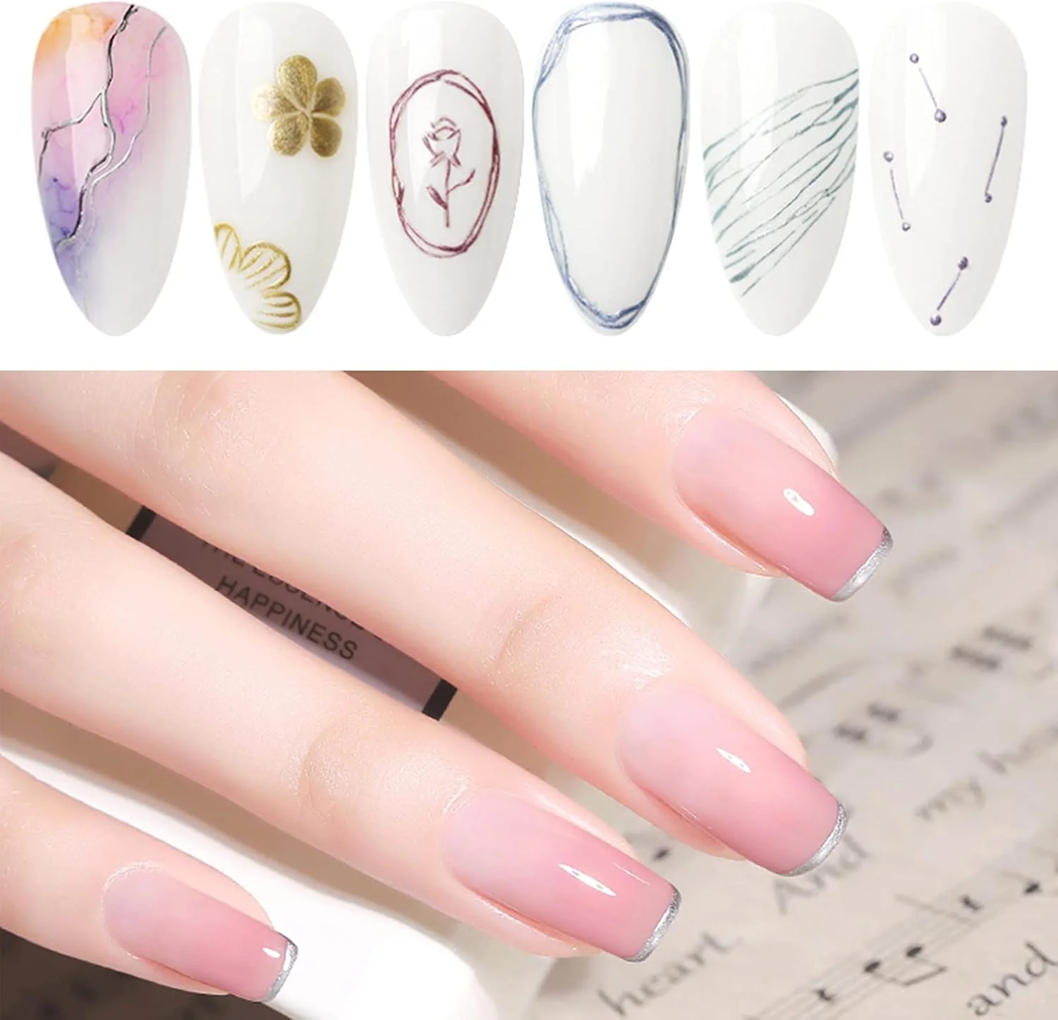 لاک ژل متالیک طراحی ناخن MAKINGTEC، ژل طراحی و نقاشی ناخن متالیک، ژل UV برای طراحی ناخن، ژل طراحی ناخن برای هنر ناخن (رنگ نقره ای) لاک ژل متالیک طراحی ناخن MAKINGTEC، ژل طراحی و نقاشی ناخن متالیک، ژل UV برای طراحی ناخن، ژل طراحی ناخن برای هنر ناخن (رنگ نقره ای)