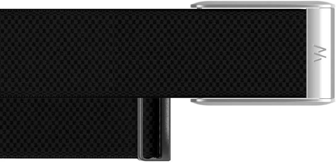 بند WHOOP 5 SuperKnit Luxe - سازگار با One و Peak - راحت، بادوام، لوازم جانبی برای ردیاب سلامتی و تناسب اندام - فلزات ممتاز - ردیاب فعالیت 24/7، ابسیدین با تیتانیوم (فقط بند)