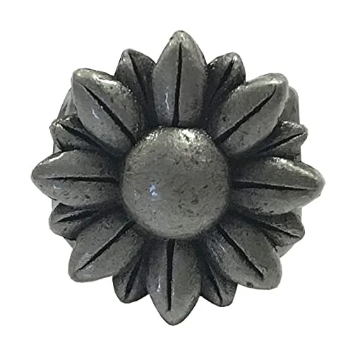 جواهرات گوشی پزشکی سه بعدی پرستیژ مدیکال (گل آفتابگردان - قلع عتیقه)