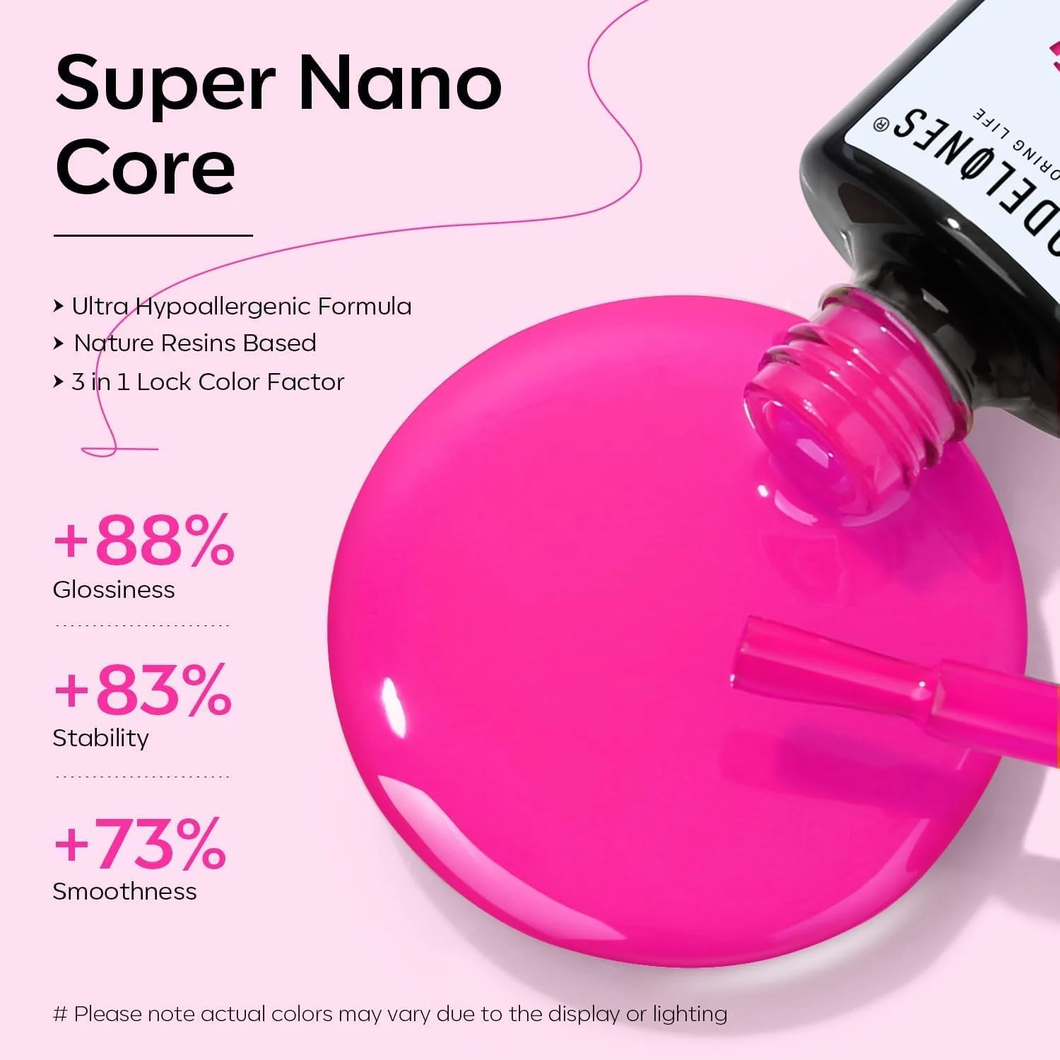 لاک ژل ناخن مدلونز، 15 میل صورتی جیغ، لاک ژل LED با قابلیت خیساندن، صورتی نئون، لاک بهاری، طراحی ناخن، مناسب سالن و استفاده شخصی، مانیکور ژلی برای زنان و دختران لاک ژل ناخن مدلونز، 15 میل صورتی جیغ، لاک ژل LED با قابلیت خیساندن، صورتی نئون، لاک بهاری، طراحی ناخن، مناسب سالن و استفاده شخصی، مانیکور ژلی برای زنان و دختران