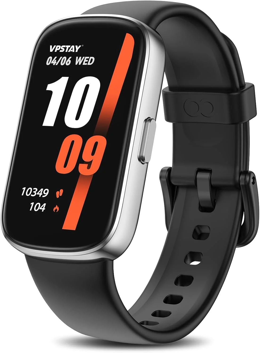 ساعت ردیاب تناسب اندام با قابلیت پایش ضربان قلب، خواب و اکسیژن خون به صورت 24 ساعته، ساعت هوشمند ضد آب IP68، گام شمار کالری شمار و ردیاب فعالیت های ورزشی برای آقایان و بانوان