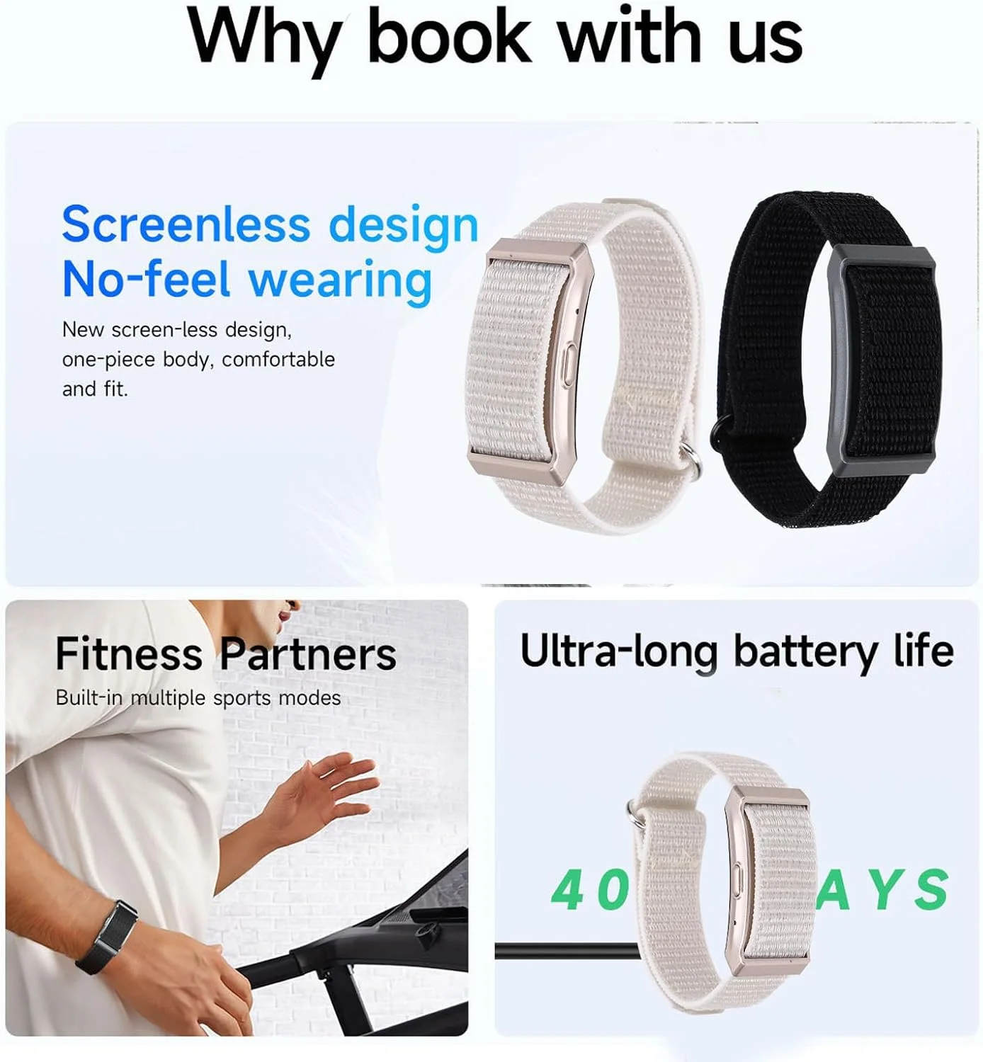 دستبند هوشمند VELATEMOR، بند استیل، دستبند سلامت هوشمند، حالت های حرکتی چندگانه، یادآوری تماس، دستبند هوشمند مغناطیسی ضد آب، ردیاب فعالیت بدنی (مشکی) دستبند هوشمند VELATEMOR، بند استیل، دستبند سلامت هوشمند، حالت های حرکتی چندگانه، یادآوری تماس، دستبند هوشمند مغناطیسی ضد آب، ردیاب فعالیت بدنی (مشکی)