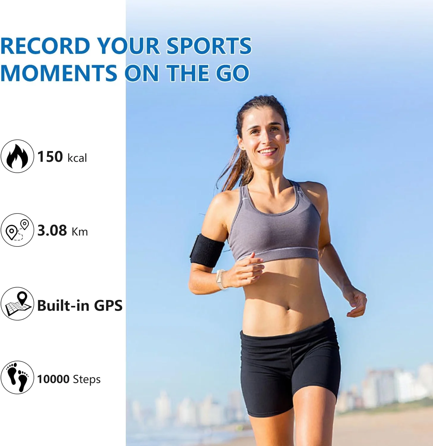 ساعت هوشمند تناسب اندام MiracDan، پوشیدنی برای سلامتی و تناسب اندام