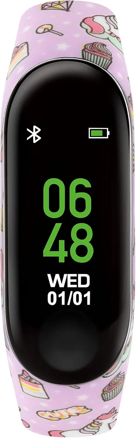 ساعت دیجیتال ردیاب فعالیت کودکان تیکرز با بند سیلیکونی صورتی مدل TKS01-0004 ساعت دیجیتال ردیاب فعالیت کودکان تیکرز با بند سیلیکونی صورتی مدل TKS01-0004