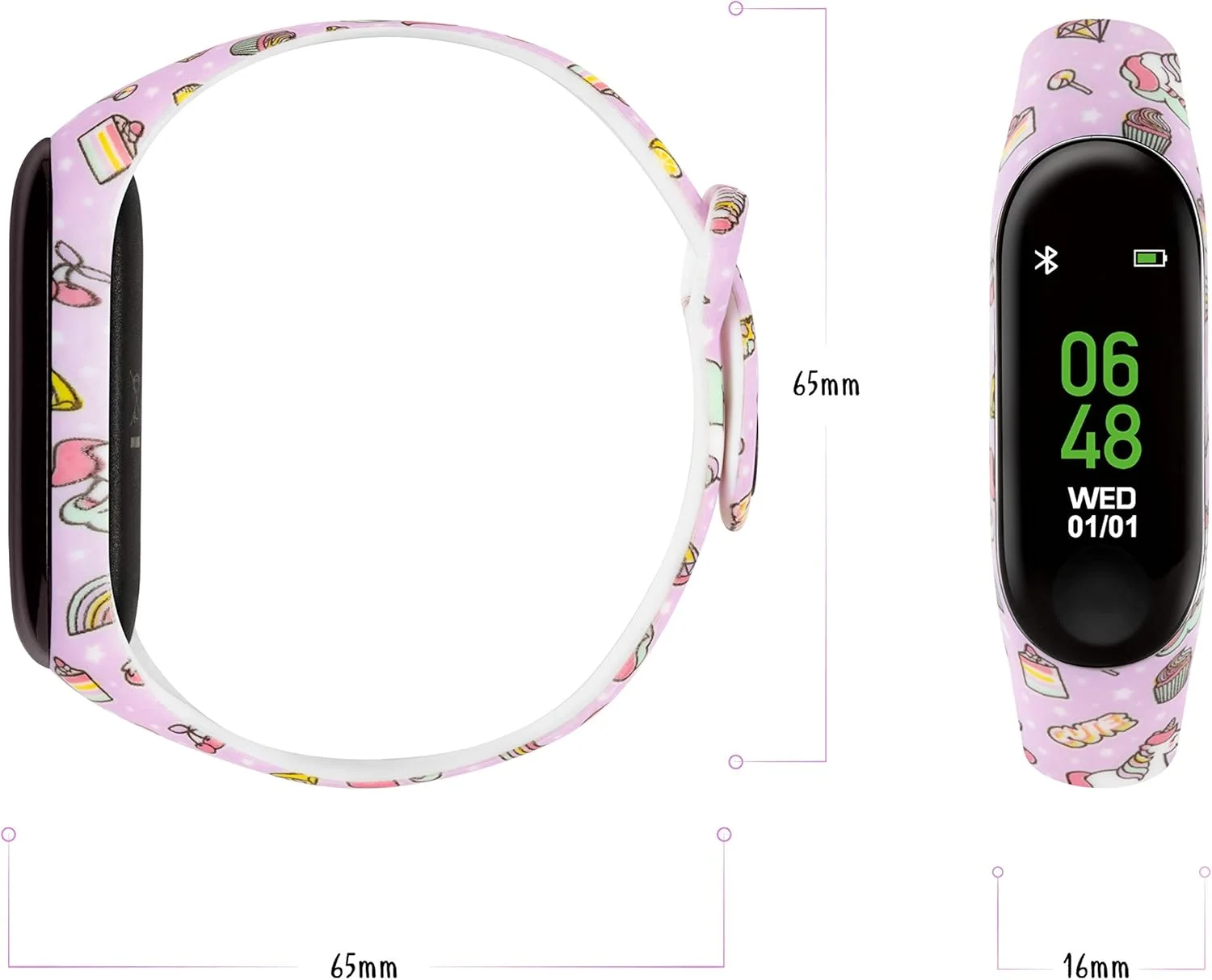 ساعت دیجیتال ردیاب فعالیت کودکان تیکرز با بند سیلیکونی صورتی مدل TKS01-0004 ساعت دیجیتال ردیاب فعالیت کودکان تیکرز با بند سیلیکونی صورتی مدل TKS01-0004