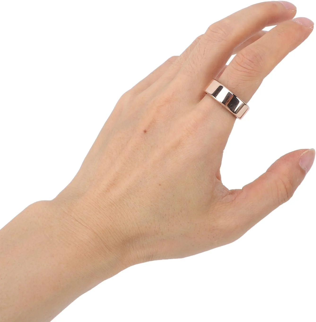 حلقه هوشمند ردیاب سلامتی، سایز 8، گام شمار، ضد آب، حلقه ردیابی خواب و تناسب اندام، حلقه تناسب اندام، مانیتور 24 ساعته با عمر باتری 5-7 روز (رزگلد) حلقه هوشمند ردیاب سلامتی، سایز 8، گام شمار، ضد آب، حلقه ردیابی خواب و تناسب اندام، حلقه تناسب اندام، مانیتور 24 ساعته با عمر باتری 5-7 روز (رزگلد)