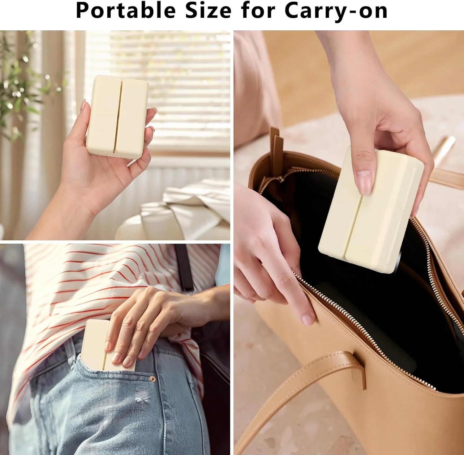 جعبه قرص هفتگی FYY، جعبه قرص مسافرتی 7 روزه، [طراحی تاشو] جا قرصی بزرگ قابل حمل برای کیف یا جیب برای نگهداری ویتامین ها، روغن کبد ماهی، مکمل ها و داروها - زردآلویی