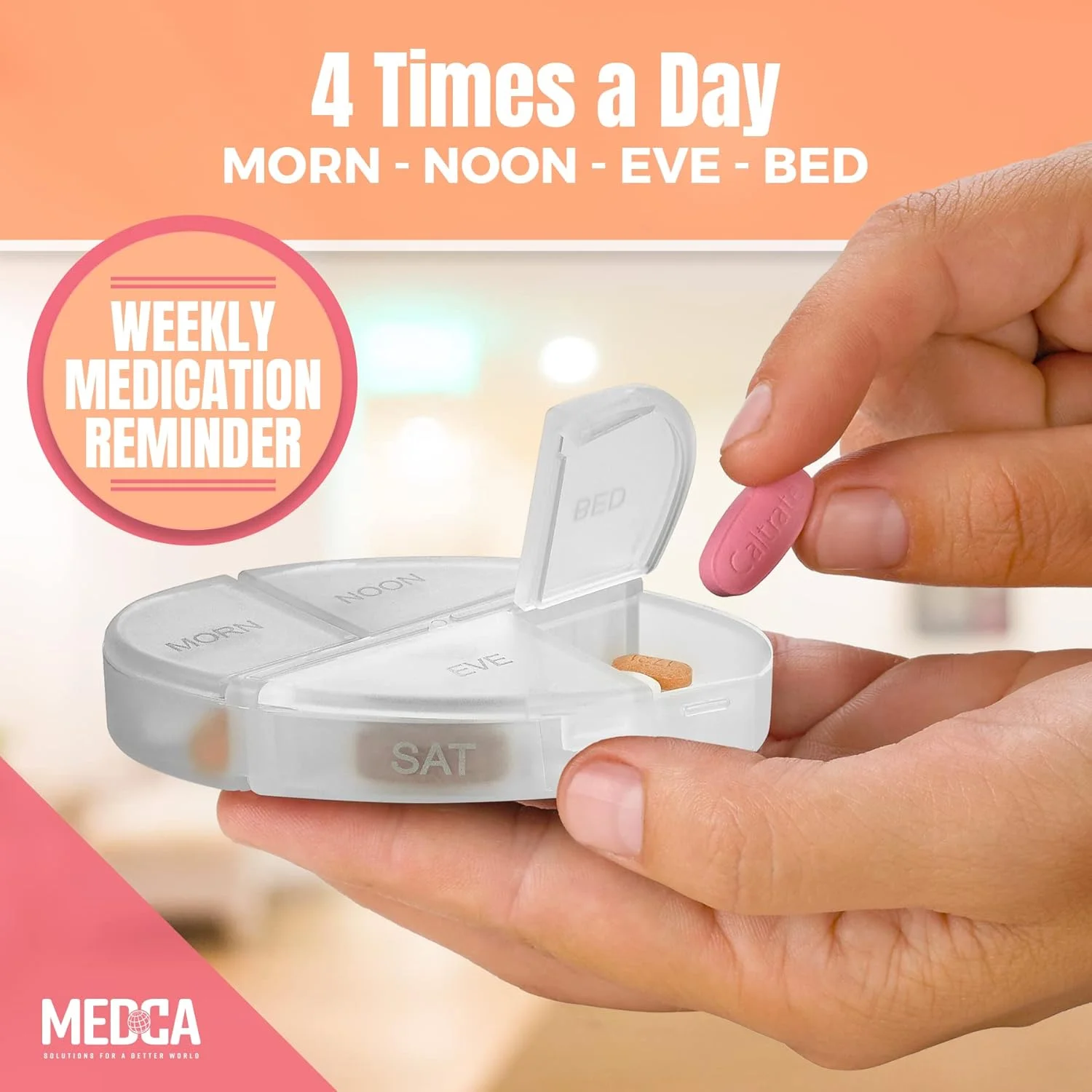 جعبه قرص روزانه قابل انباشت - یادآور داروی هفتگی ممتاز با 7 محفظه جداگانه قابل انباشتن - جعبه قرص هفتگی صبح/عصر با 4 نوبت در روز، یک جعبه داروی روزمره برای ویتامین ها، نقره ای جعبه قرص روزانه قابل انباشت - یادآور داروی هفتگی ممتاز با 7 محفظه جداگانه قابل انباشتن - جعبه قرص هفتگی صبح/عصر با 4 نوبت در روز، یک جعبه داروی روزمره برای ویتامین ها، نقره ای