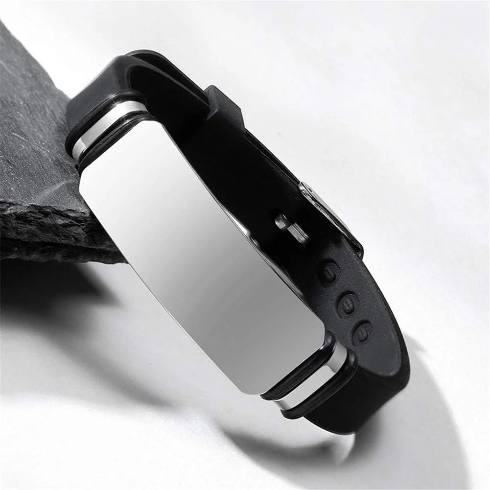 دستبند هشدار پزشکی ZKXXJ برای مردان و زنان با نارسایی آدرنال - دستبند سیلیکونی قابل تنظیم، دستبند شناسایی اضطراری Sos، جواهرات آگاهی از آلرژی هشدار سلامت ICE