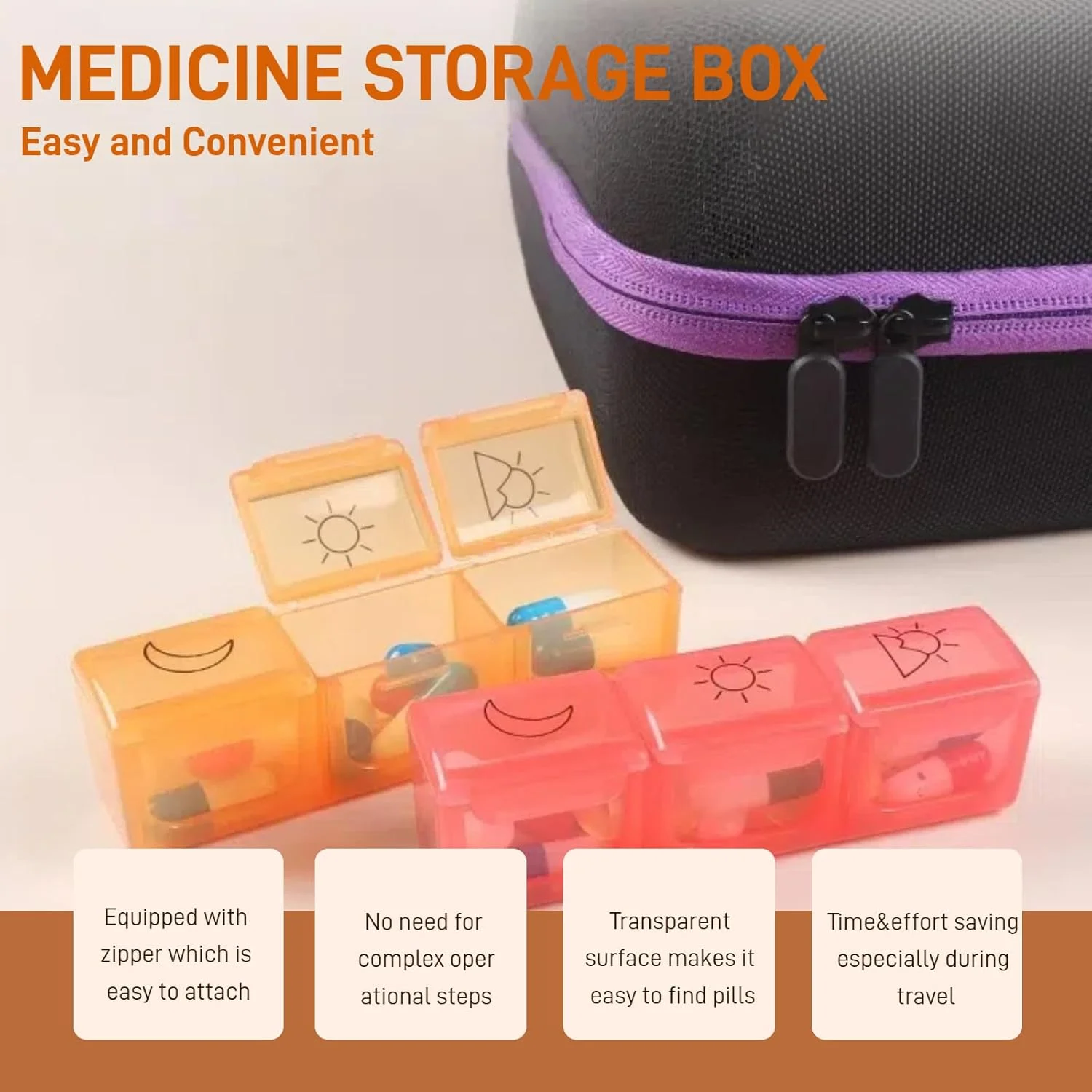 جعبه قرص ماهانه وی اوتار، برنامه ریز دارو، توزیع کننده قرص، 3 بار در روز، استفاده آسان با زیپ، لوازم پزشکی با محفظه های جداگانه برای ویتامین، روغن ماهی، مکمل ها (قرمز) جعبه قرص ماهانه وی اوتار، برنامه ریز دارو، توزیع کننده قرص، 3 بار در روز، استفاده آسان با زیپ، لوازم پزشکی با محفظه های جداگانه برای ویتامین، روغن ماهی، مکمل ها (قرمز)