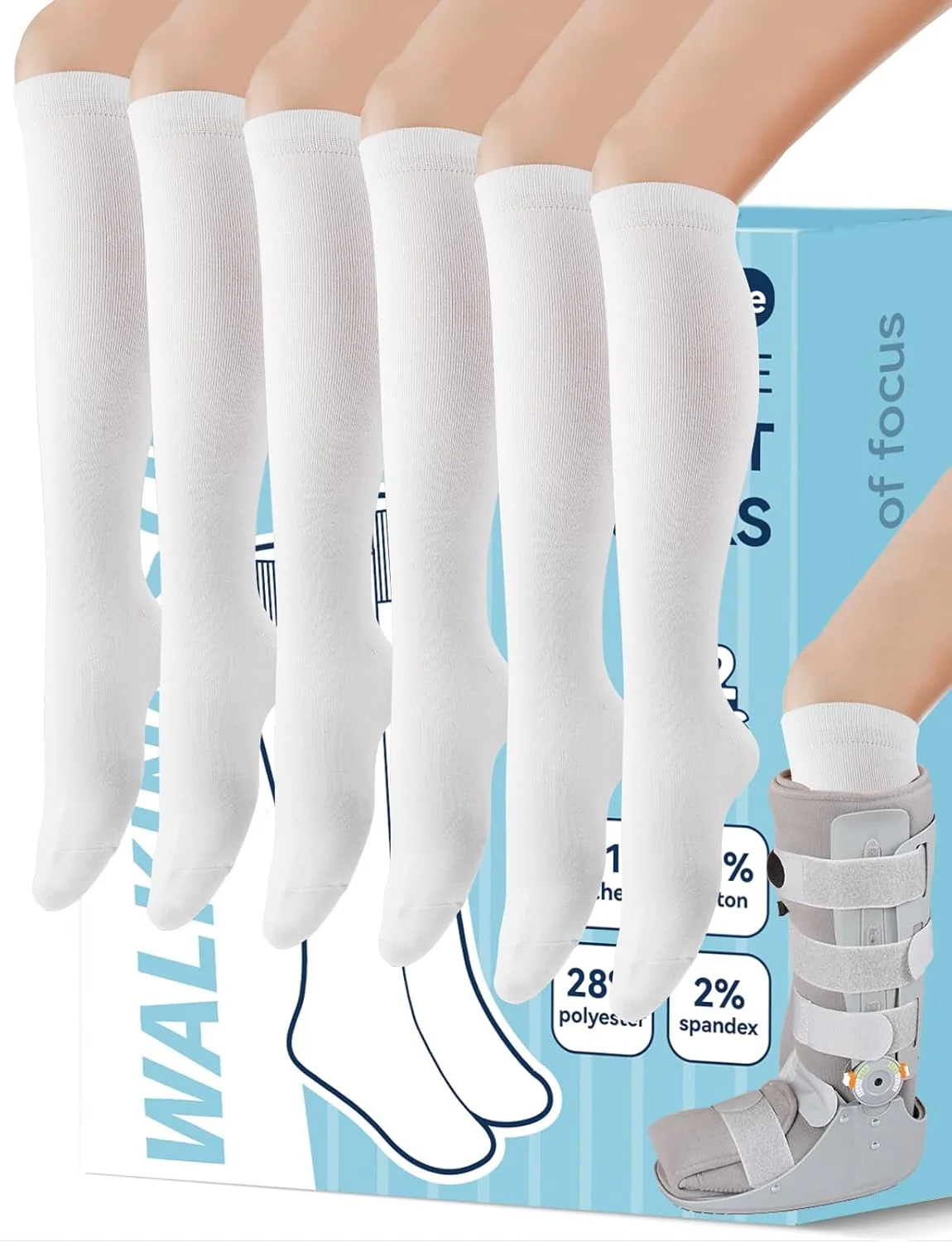 جوراب ساق بلند مناسب استفاده در بوت، در سه رنگ مشکی، سفید و خاکستری برای انتخاب، 2/3/4 جفت در سه تعداد مختلف برای انتخاب جوراب ساق بلند مناسب استفاده در بوت، در سه رنگ مشکی، سفید و خاکستری برای انتخاب، 2/3/4 جفت در سه تعداد مختلف برای انتخاب