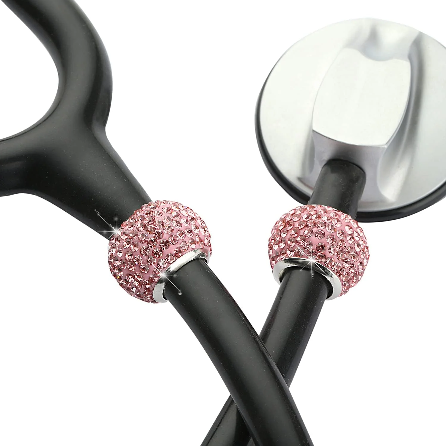 آویز گوشی پزشکی نگین دار WedFeir، پلاک شناسایی گرد برای لوازم جانبی پرستار، تکنسین رادیولوژی، دامپزشک، کریستال بنفش آویز گوشی پزشکی نگین دار WedFeir، پلاک شناسایی گرد برای لوازم جانبی پرستار، تکنسین رادیولوژی، دامپزشک، کریستال بنفش