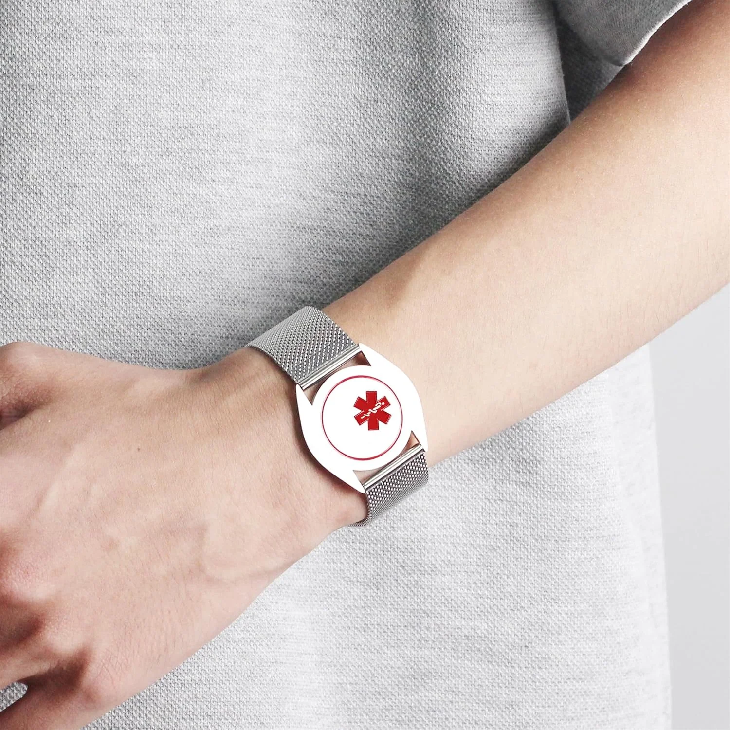 دستبند شناسایی پزشکی شخصی | بند ساعت استیل ضد زنگ هشدار اضطراری | جواهرات حکاکی شده سفارشی | مناسب و راحت بدون ایجاد حساسیت | مناسب برای ورزش YA6080 دستبند شناسایی پزشکی شخصی | بند ساعت استیل ضد زنگ هشدار اضطراری | جواهرات حکاکی شده سفارشی | مناسب و راحت بدون ایجاد حساسیت | مناسب برای ورزش YA6080