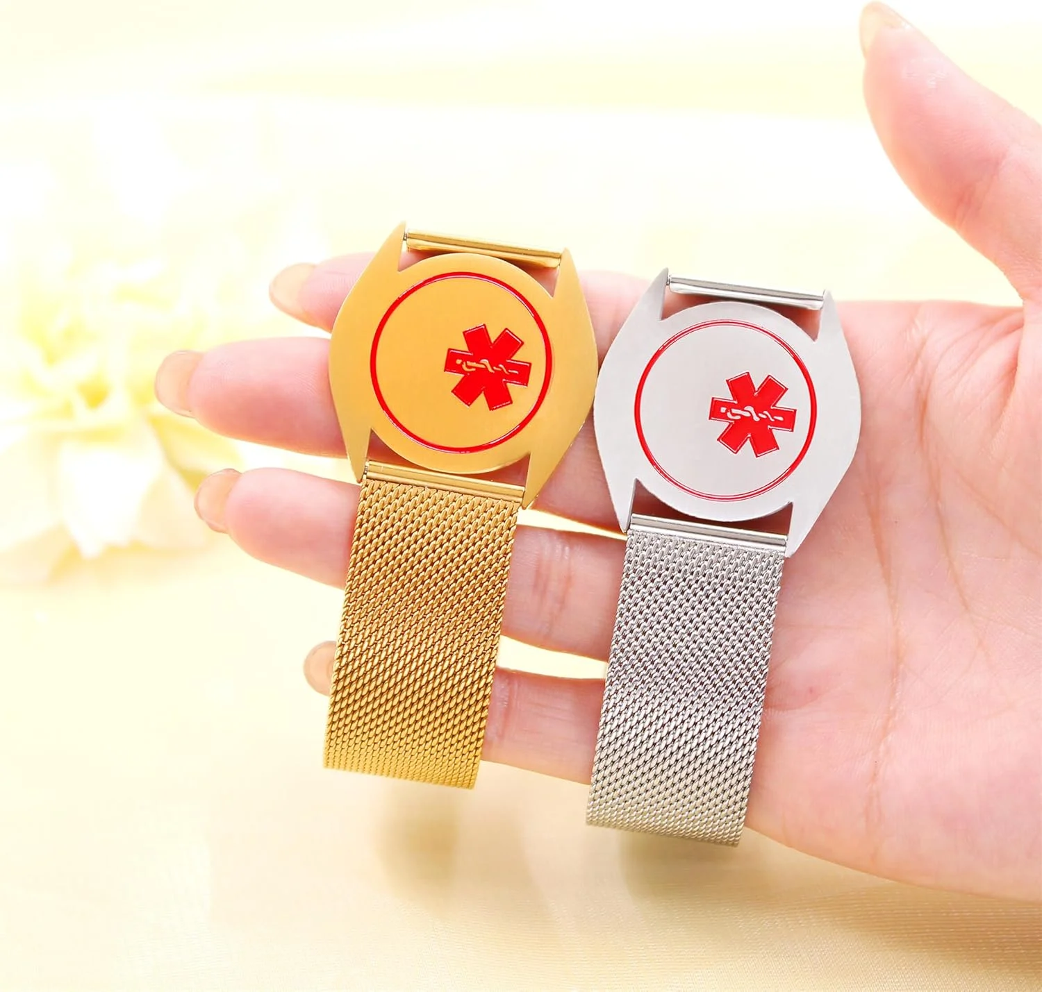 دستبند شناسایی پزشکی شخصی | بند ساعت استیل ضد زنگ هشدار اضطراری | جواهرات حکاکی شده سفارشی | مناسب و راحت بدون ایجاد حساسیت | مناسب برای ورزش YA6080 دستبند شناسایی پزشکی شخصی | بند ساعت استیل ضد زنگ هشدار اضطراری | جواهرات حکاکی شده سفارشی | مناسب و راحت بدون ایجاد حساسیت | مناسب برای ورزش YA6080