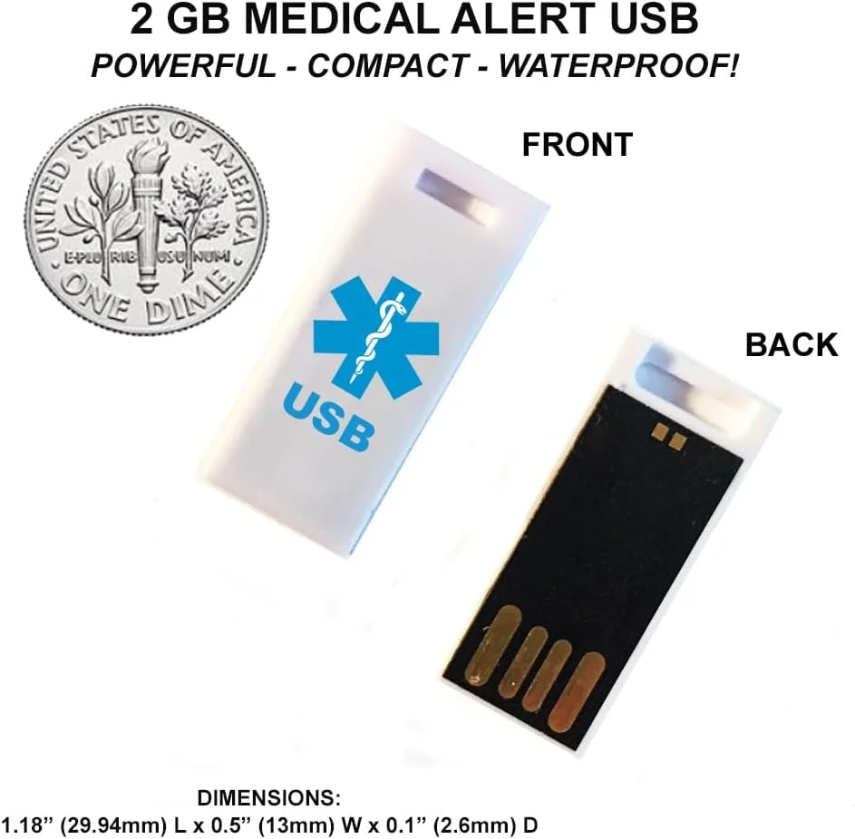 جاکلیدی USB حاوی اطلاعات پزشکی جاکلیدی USB حاوی اطلاعات پزشکی