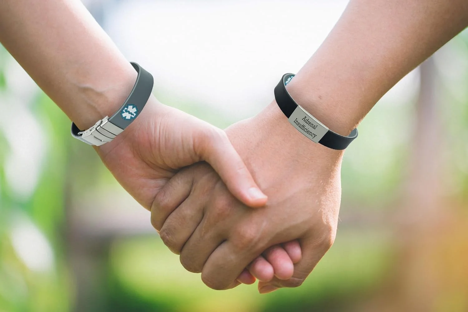 دستبند شناسایی هشدار پزشکی برگشت پذیر باریک/اسپرت "نارسایی آدرنال" یونیورسال برای آقایان و بانوان دستبند شناسایی هشدار پزشکی برگشت پذیر باریک/اسپرت "نارسایی آدرنال" یونیورسال برای آقایان و بانوان