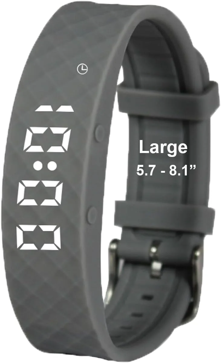 ساعت یادآوری کننده ویبره ای - ساعت ویبره ای بی صدا قابل شارژ - ساعت یادآوری پزشکی - با تایمر و 15 زنگ هشدار روزانه (خاکستری - بزرگ) ساعت یادآوری کننده ویبره ای - ساعت ویبره ای بی صدا قابل شارژ - ساعت یادآوری پزشکی - با تایمر و 15 زنگ هشدار روزانه (خاکستری - بزرگ)